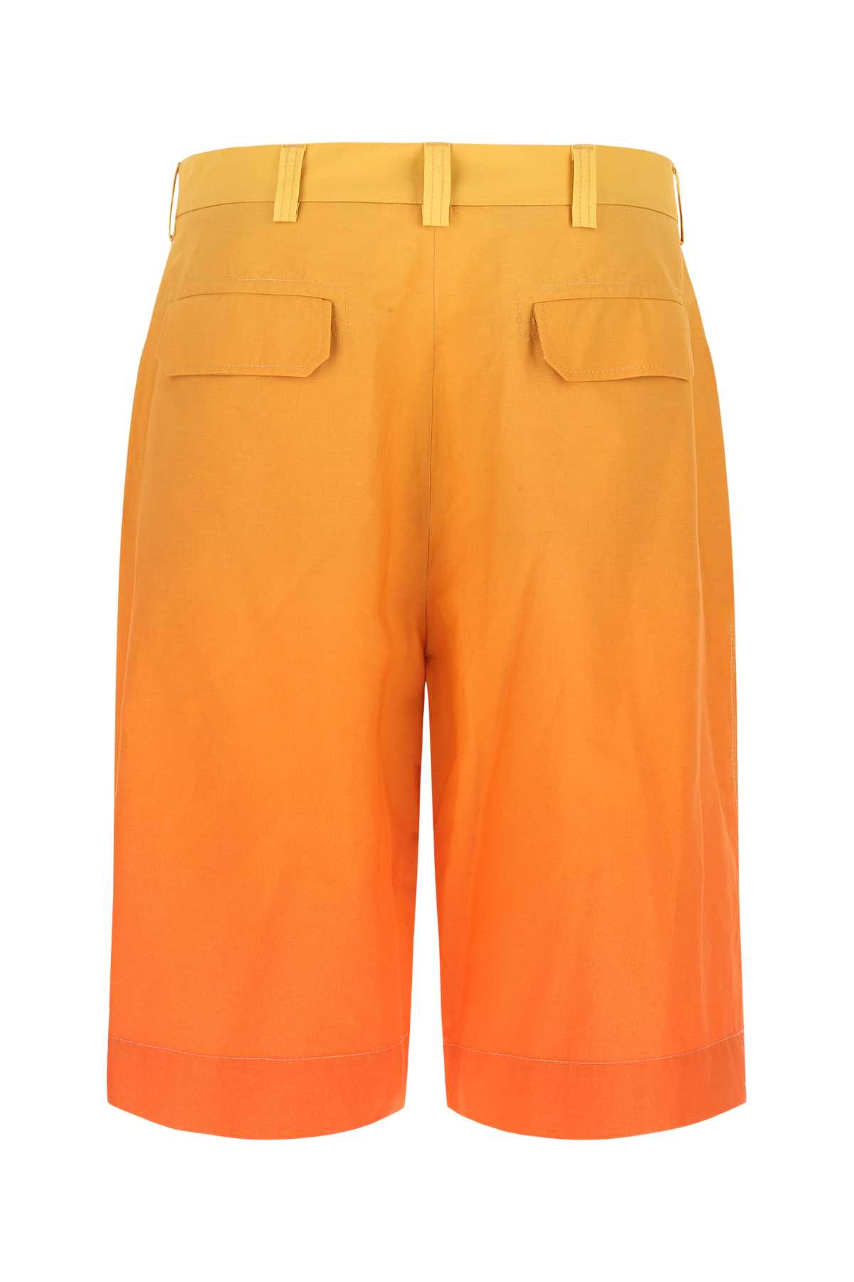 Shop Etro Multicolor Cotton Bermuda Shorts In 0750