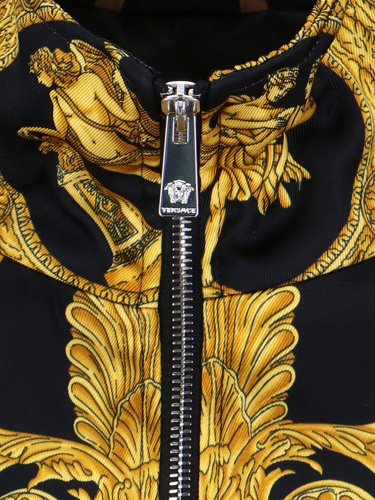 Versace Barocco Track Jacket In Multicolor