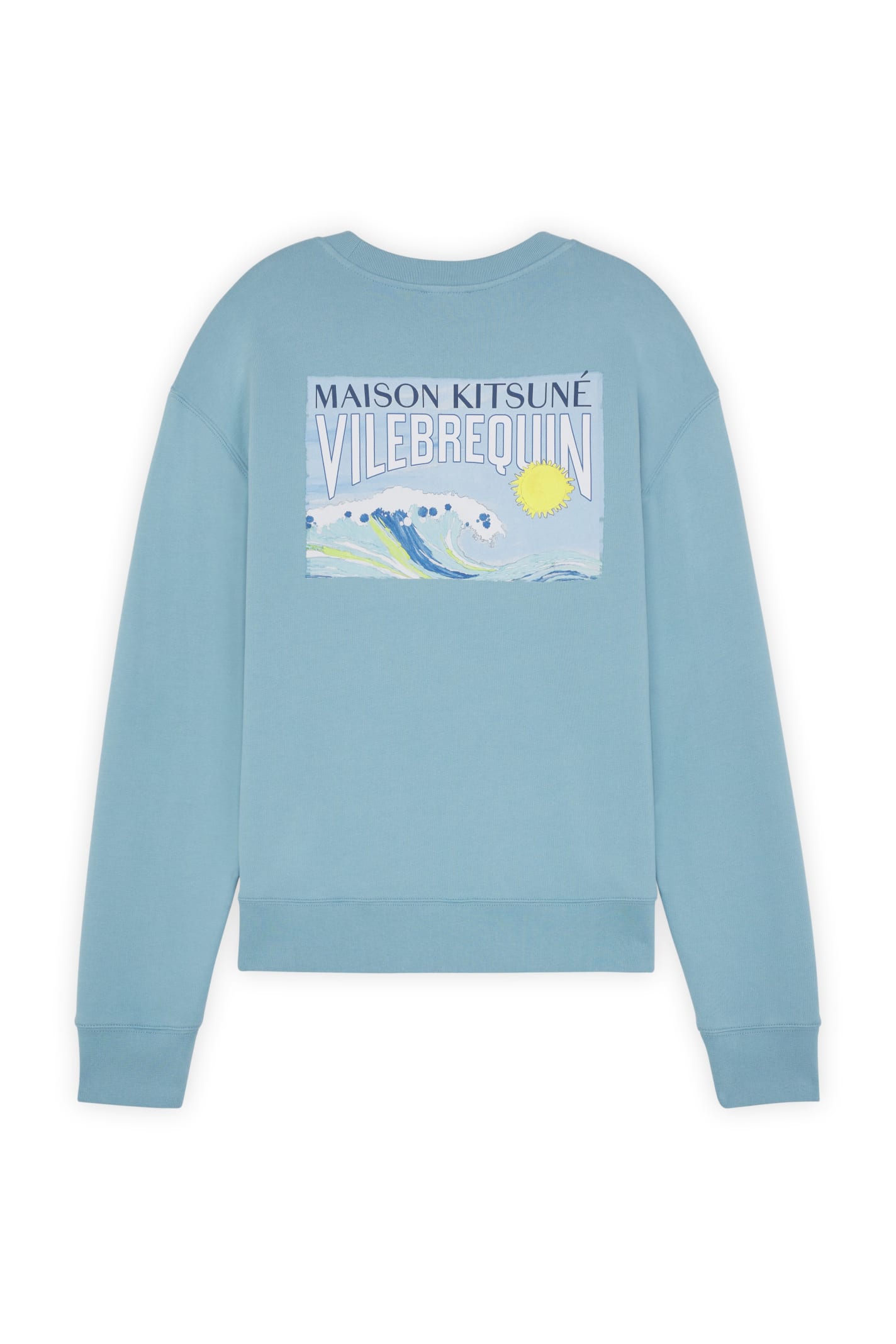 Shop Maison Kitsuné X Vilebrequin Comfort Sweatshirt In Breeze