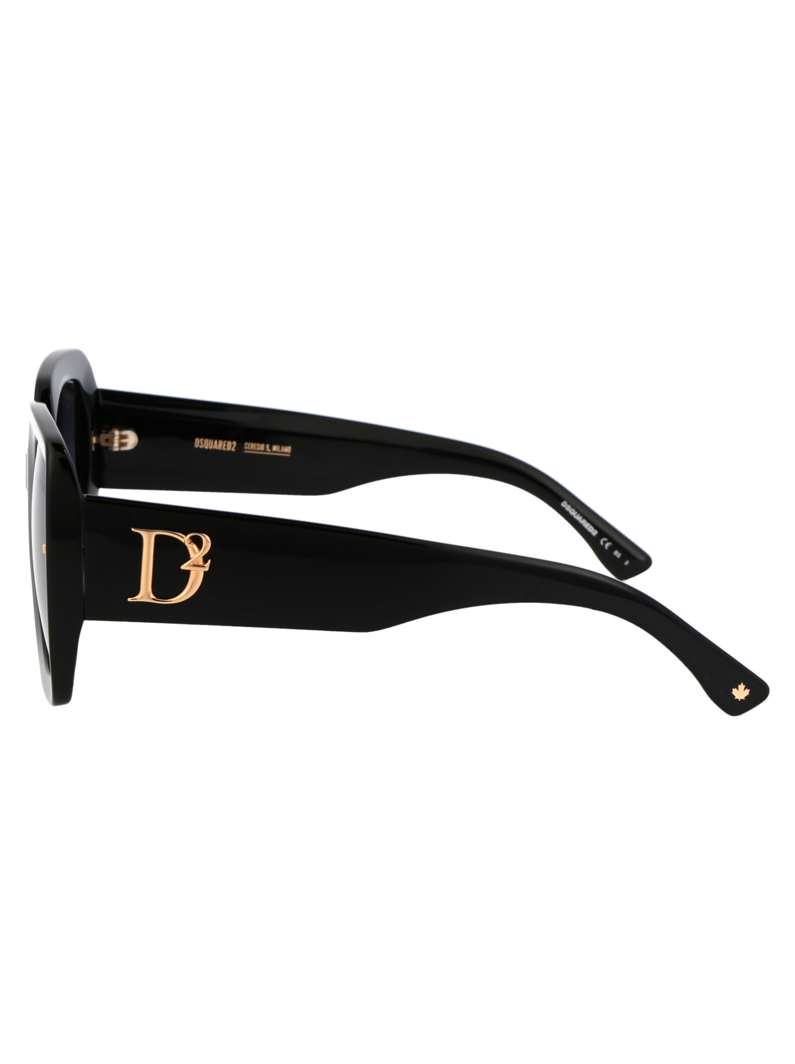 Shop Dsquared2 D2 0063/s Sunglasses In 8079o Black