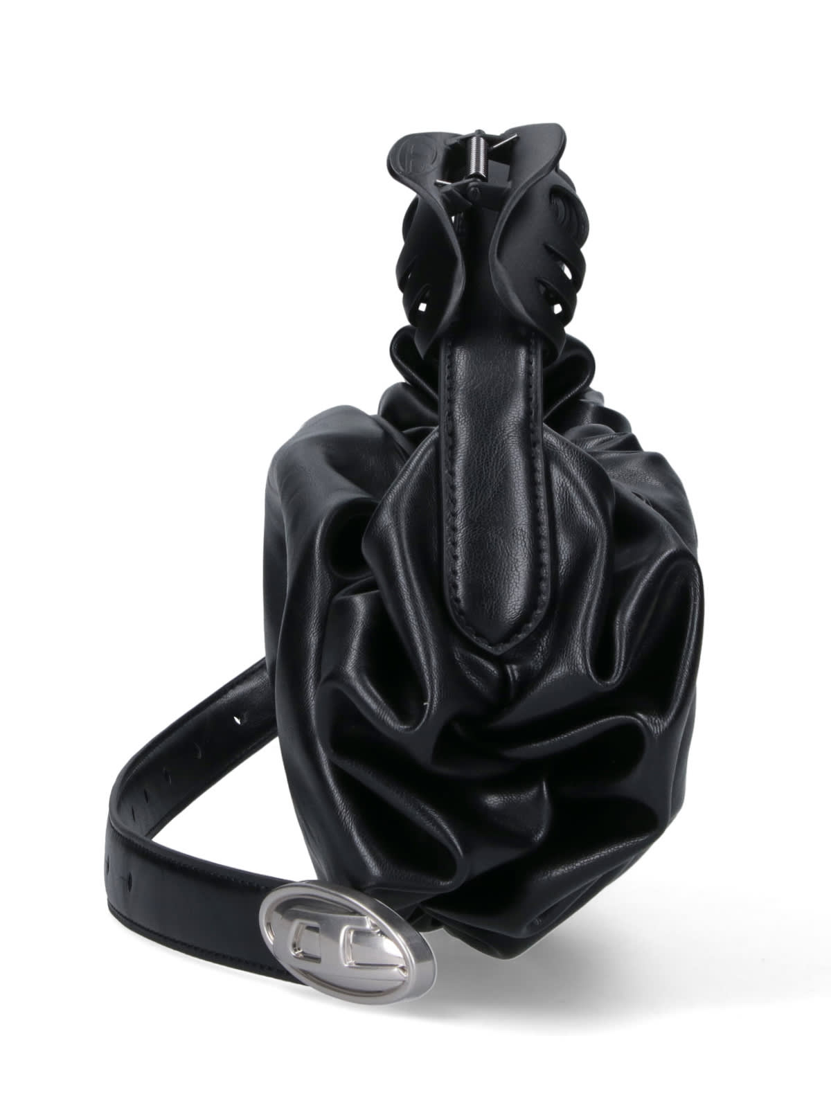 Diesel Grab-d Shoulder Bag In Black