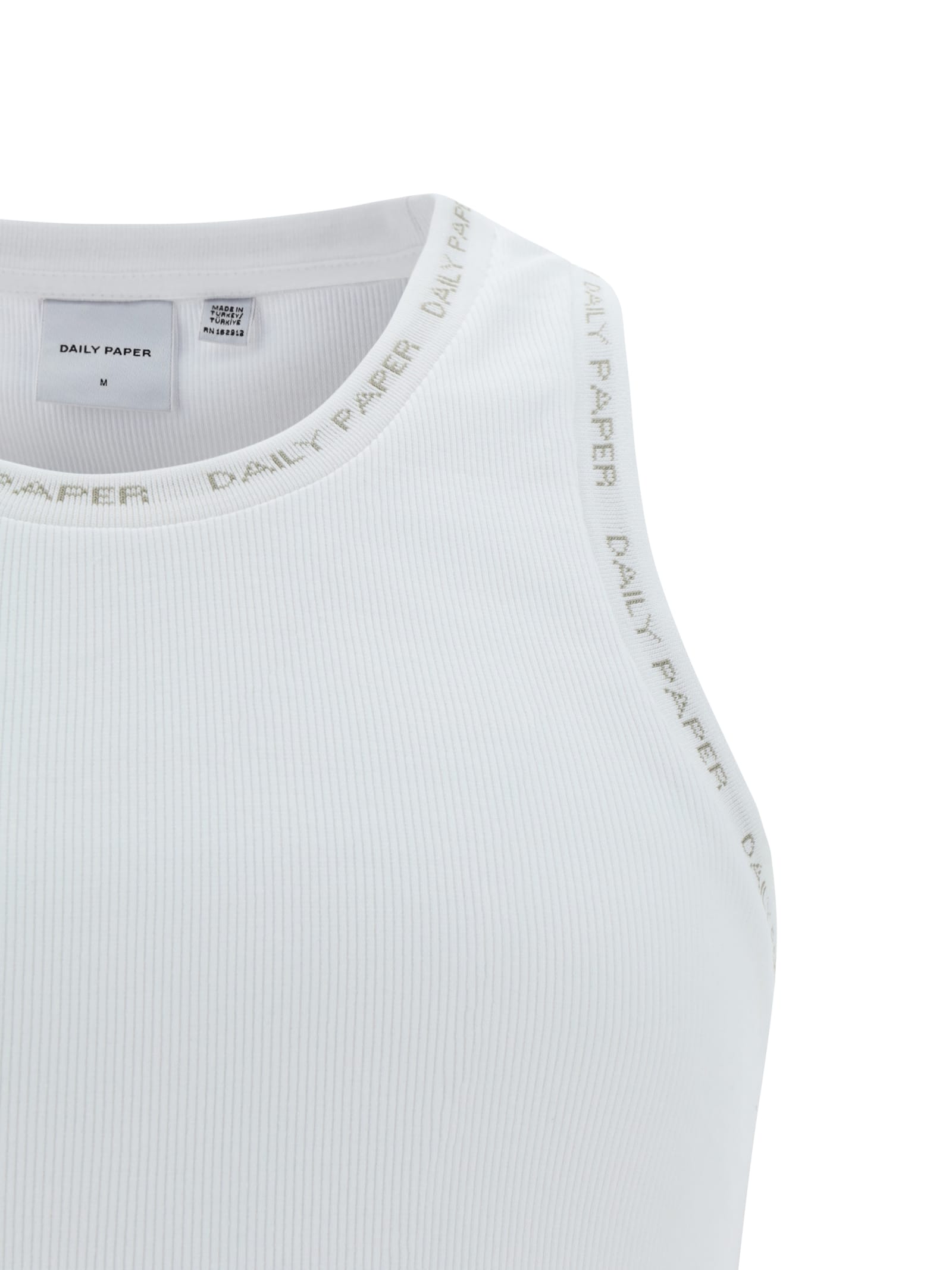 Shop Daily Paper Top In White