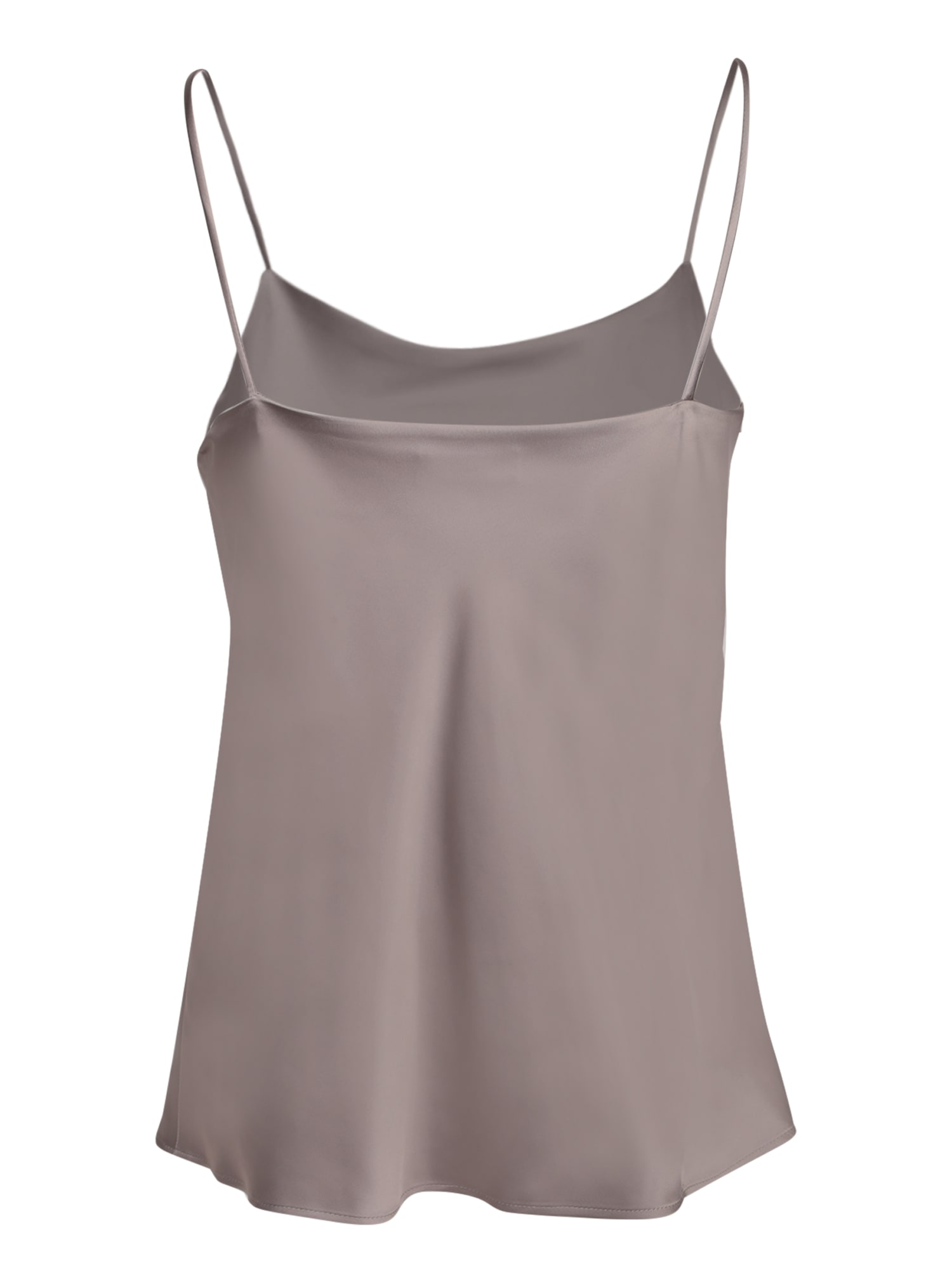 Herno Beige Top With Spaghetti Straps In Satin Woman In Beige