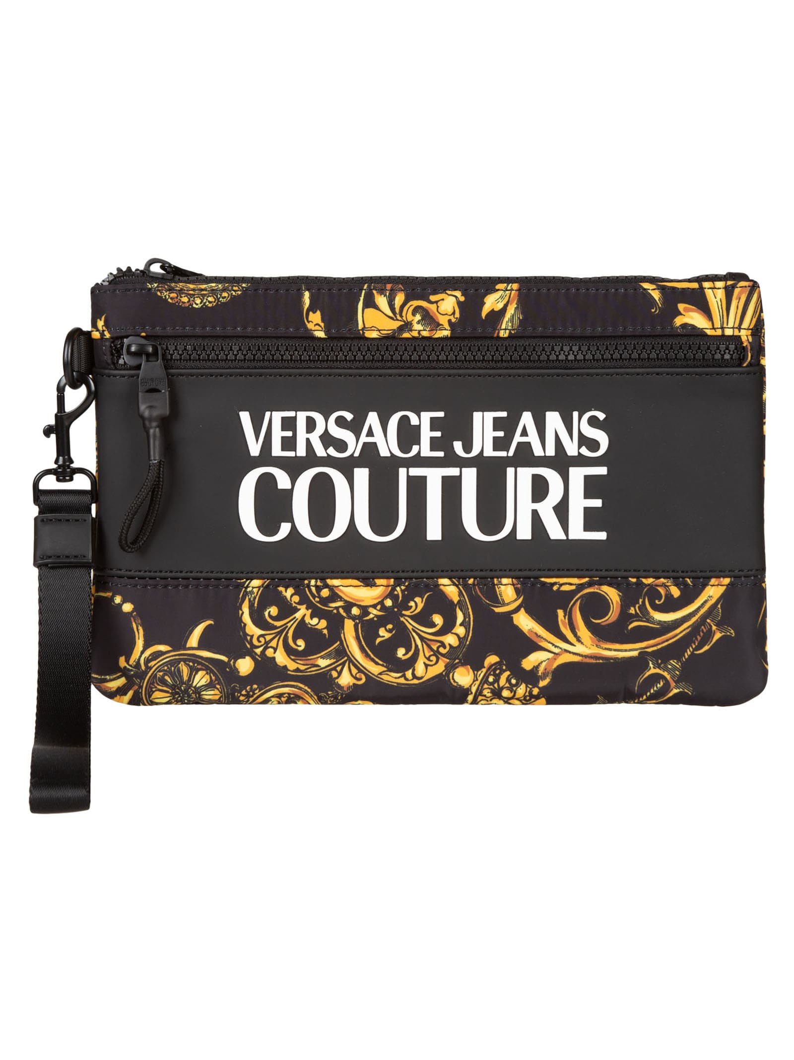 Versace Jeans Couture Logo Print Clutch