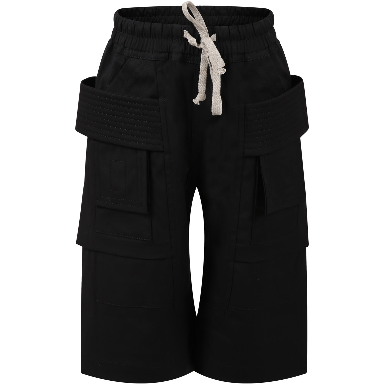 Rick Owens Black Shorts For Boy