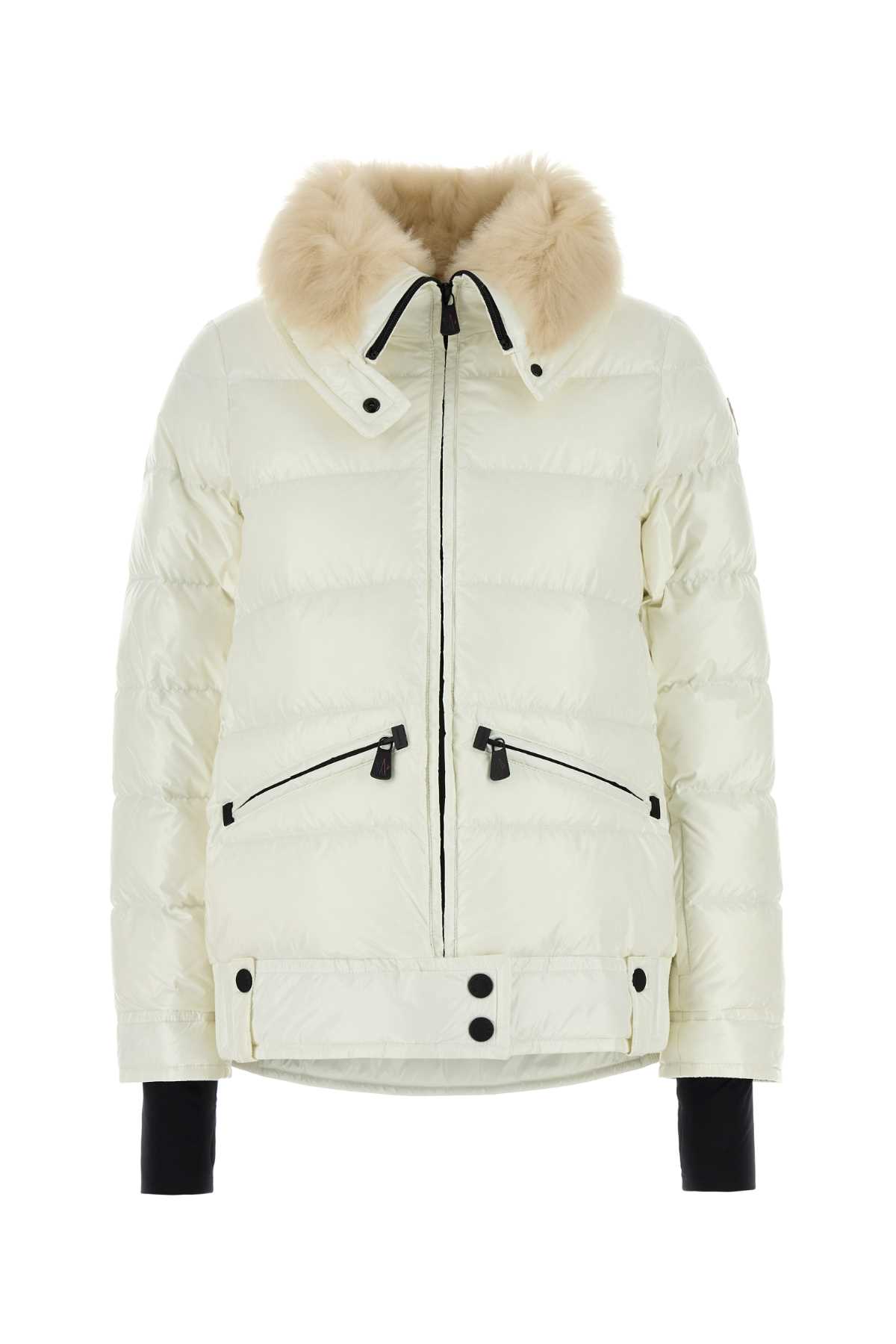 White Nylon Arabba Down Jacket