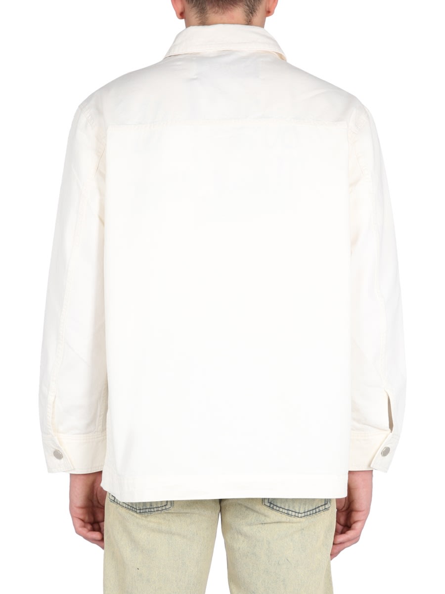 Etudes Studio Études Cotton Shirt Jacket In White