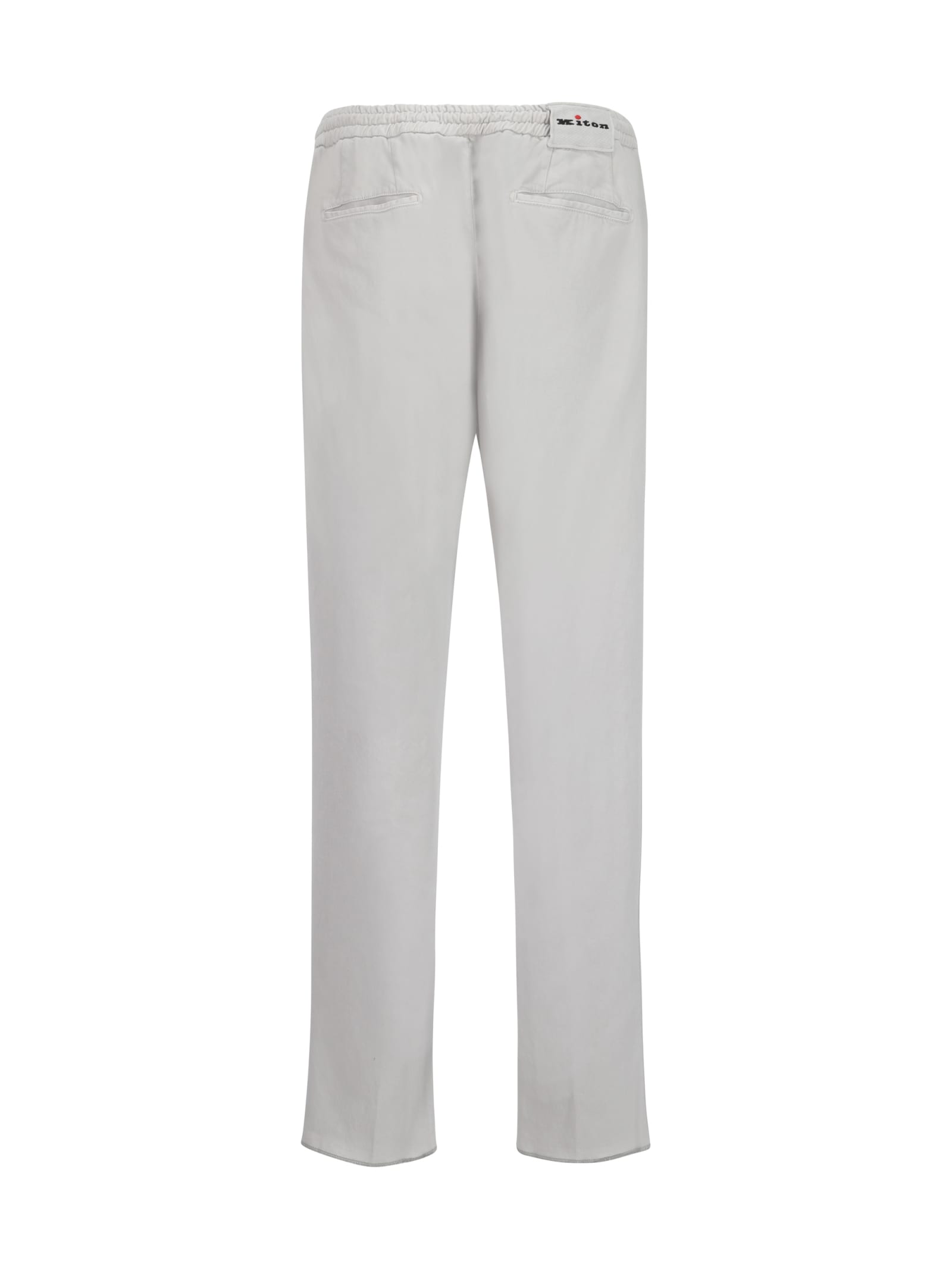 Shop Kiton Pants In Ice