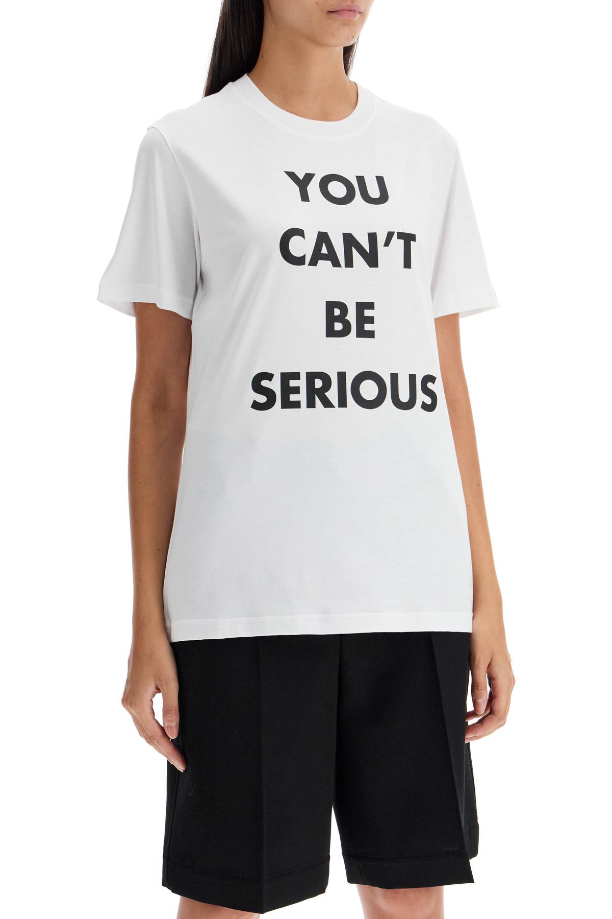 Shop Moschino Seriousness-defying In Bianco