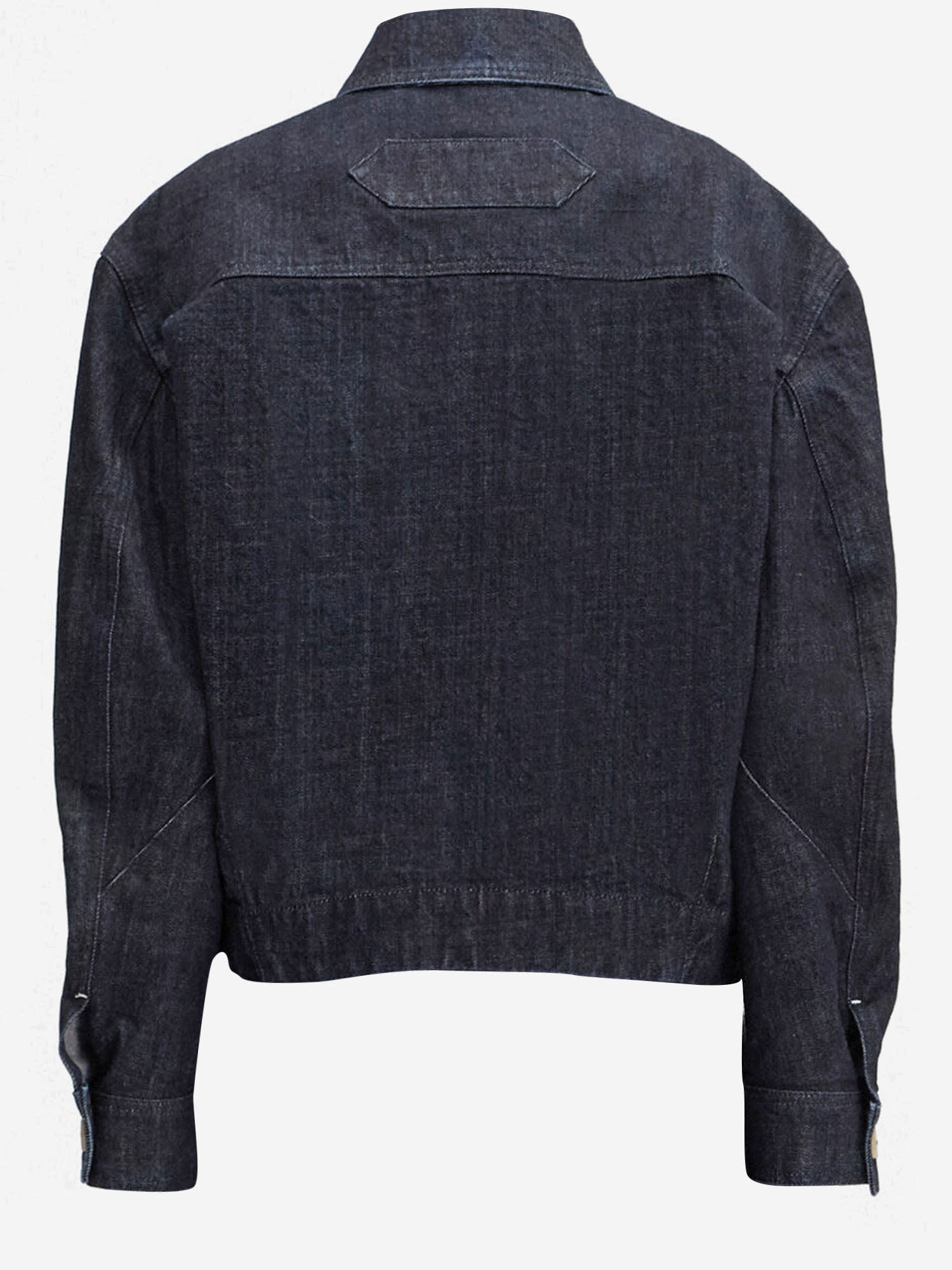 Jacquemus De-nîmes Canevas Denim Jacket In Blue