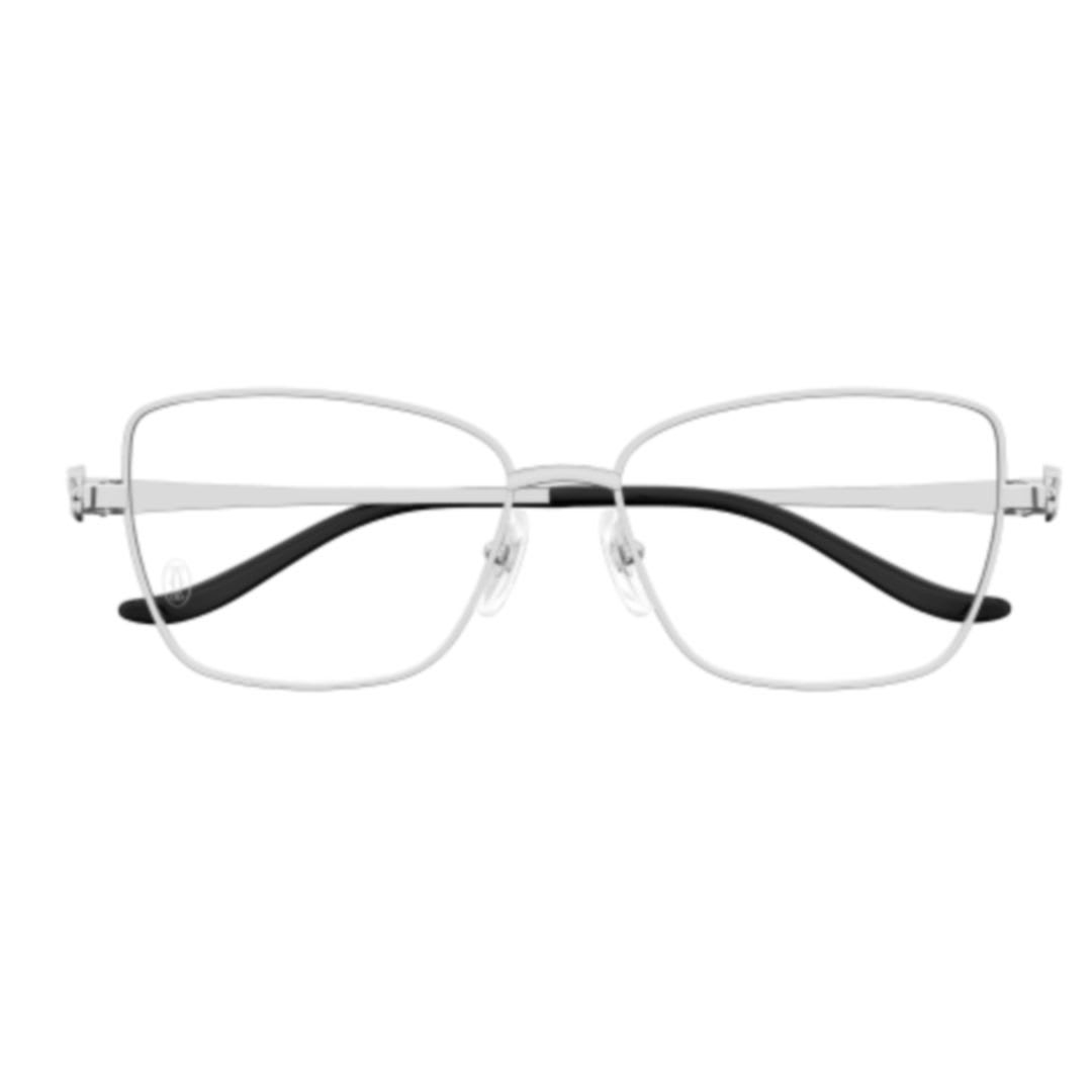 Cartier Ct0523o-002 Silver-silver-transparent In Multi