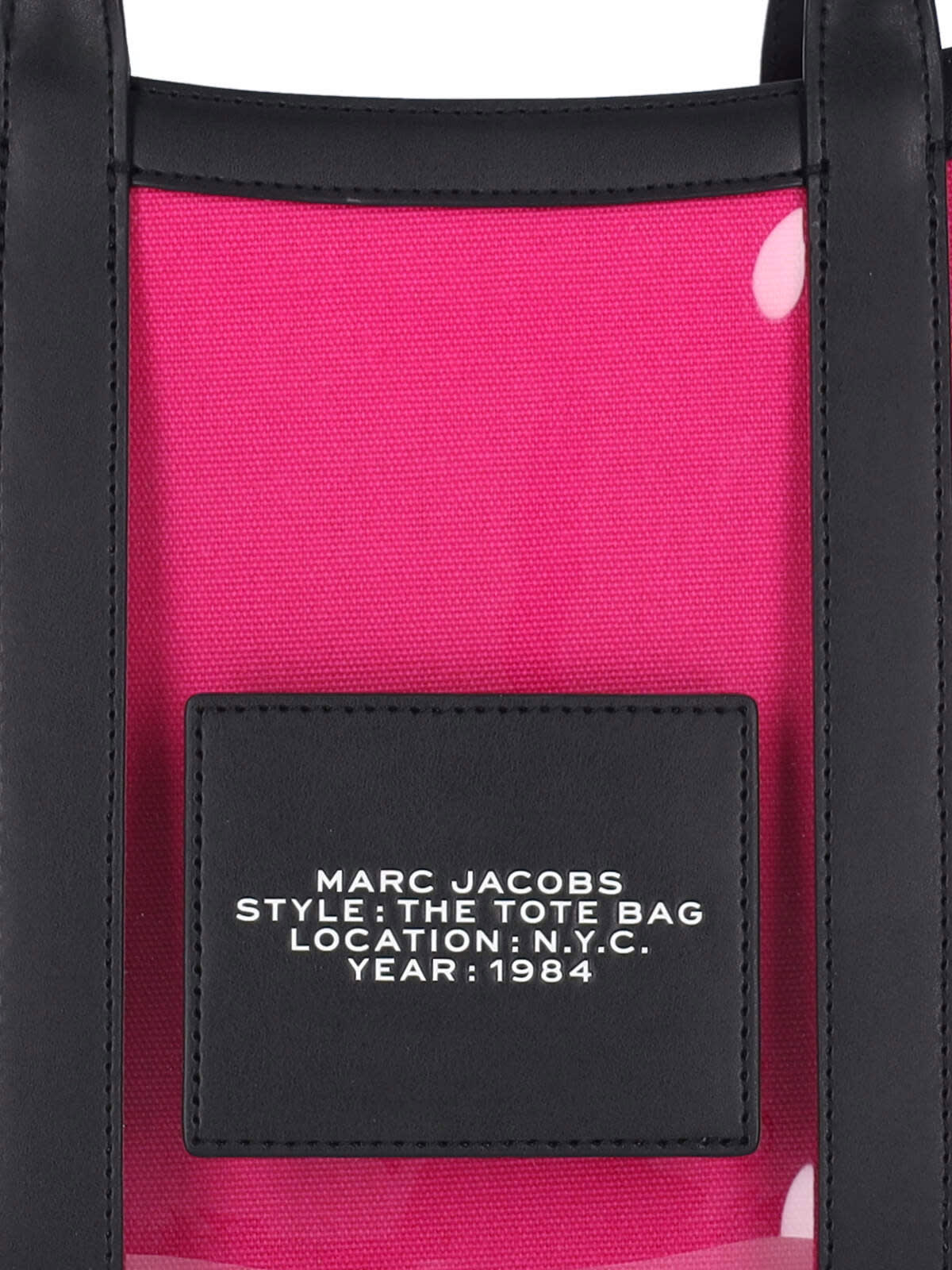 Shop Marc Jacobs Transparent Medium Tote Bag In Black