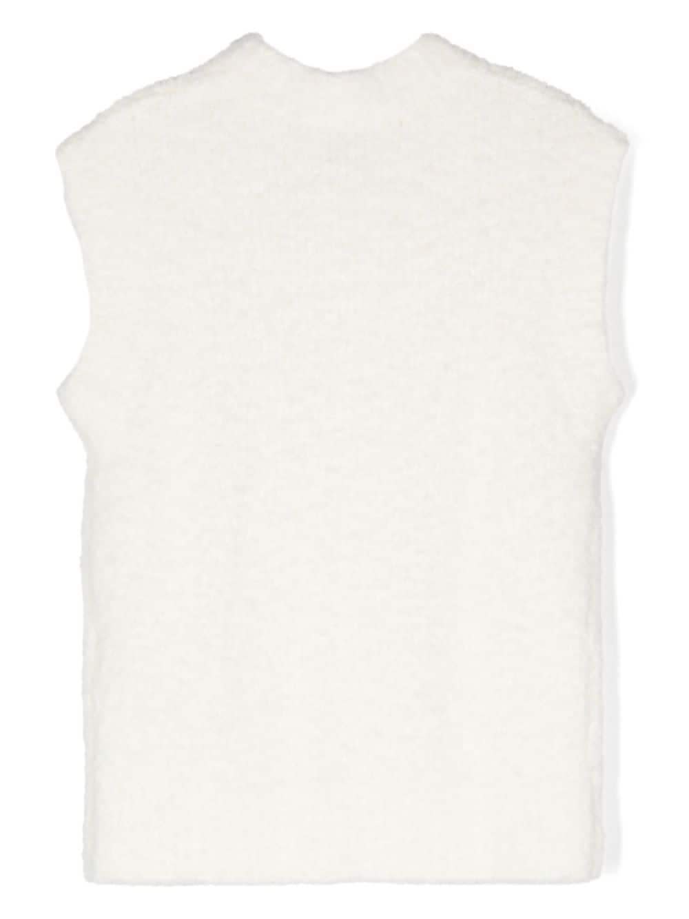 Shop Aspesi Gilet Con Logo In White