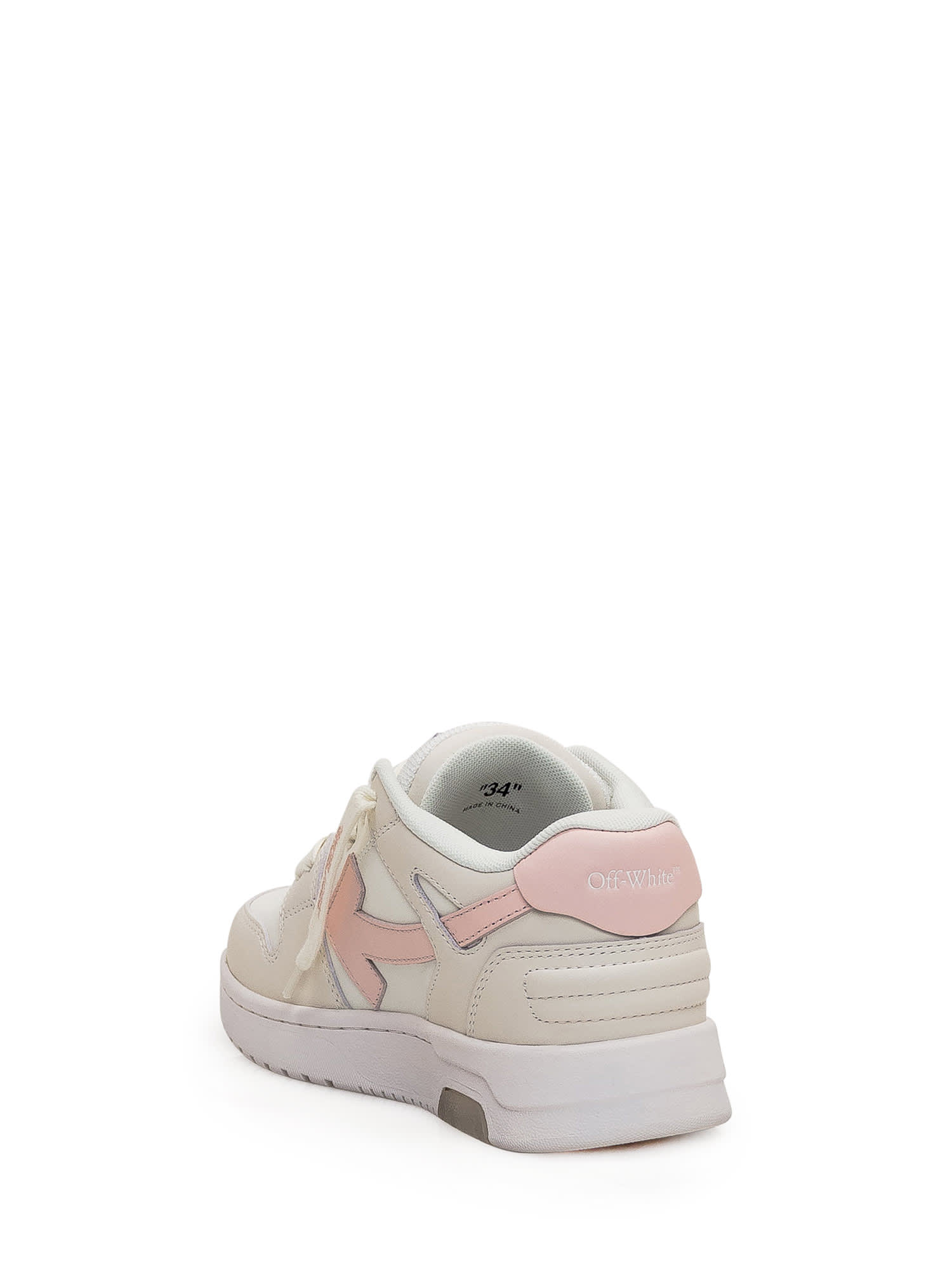Shop Off-white Out Of Office Sneaker In White/pink