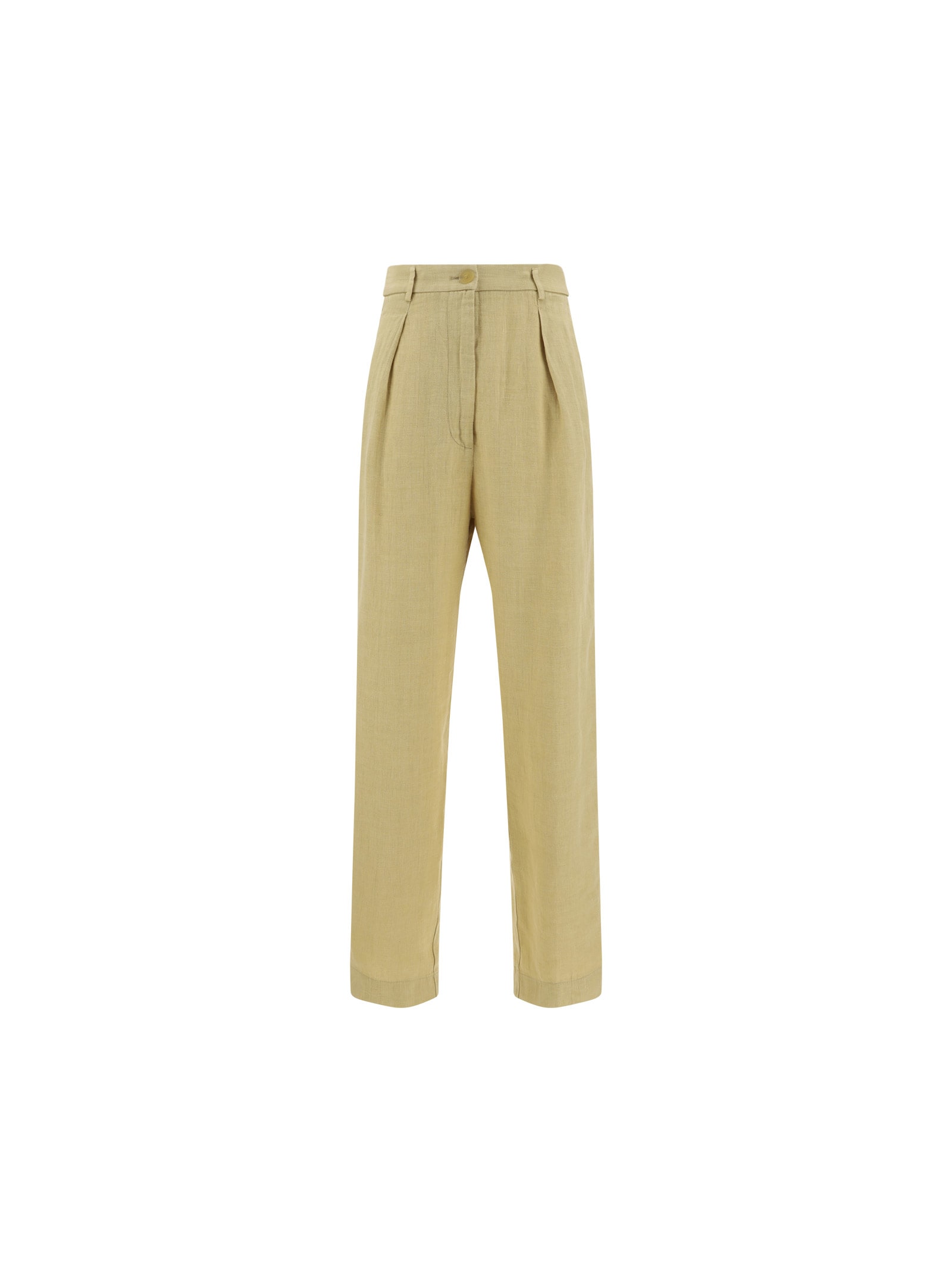 Shop Forte Forte Pants In Gold