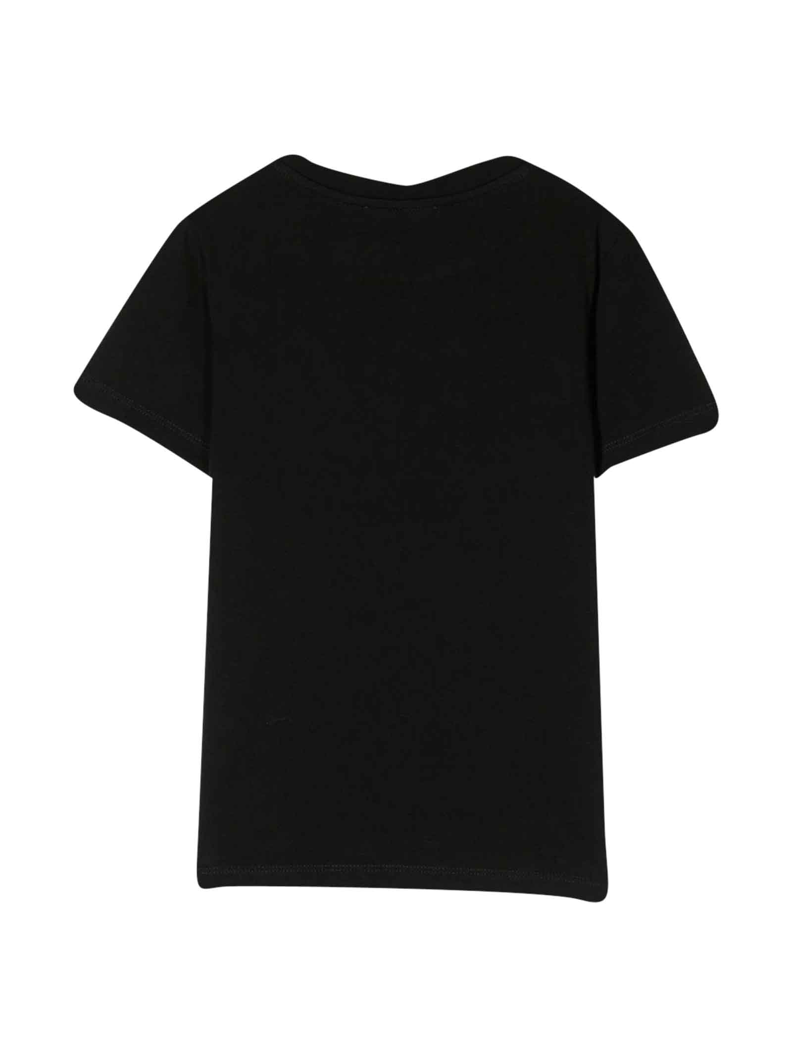 Shop Balmain T-shirt Nera Unisex In Nero