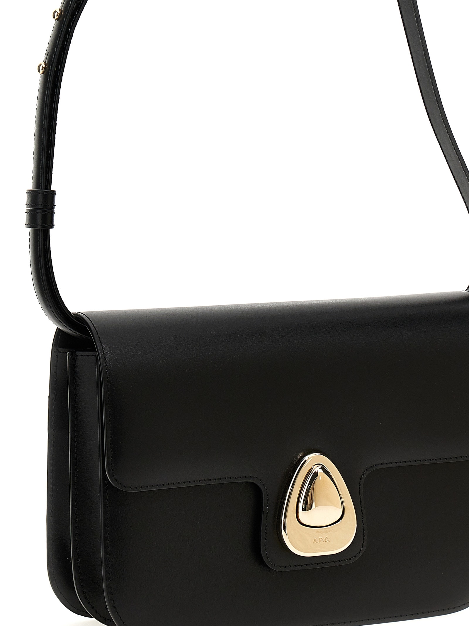 Shop Apc Astra Crossbody Bag In Black