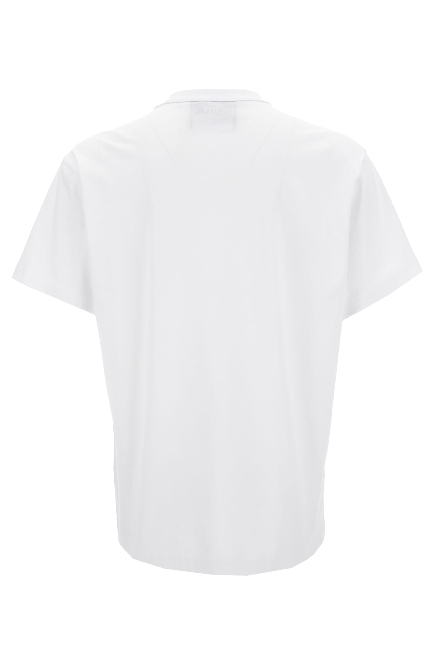 Shop Versace Jeans Couture Mens T-shirt In White