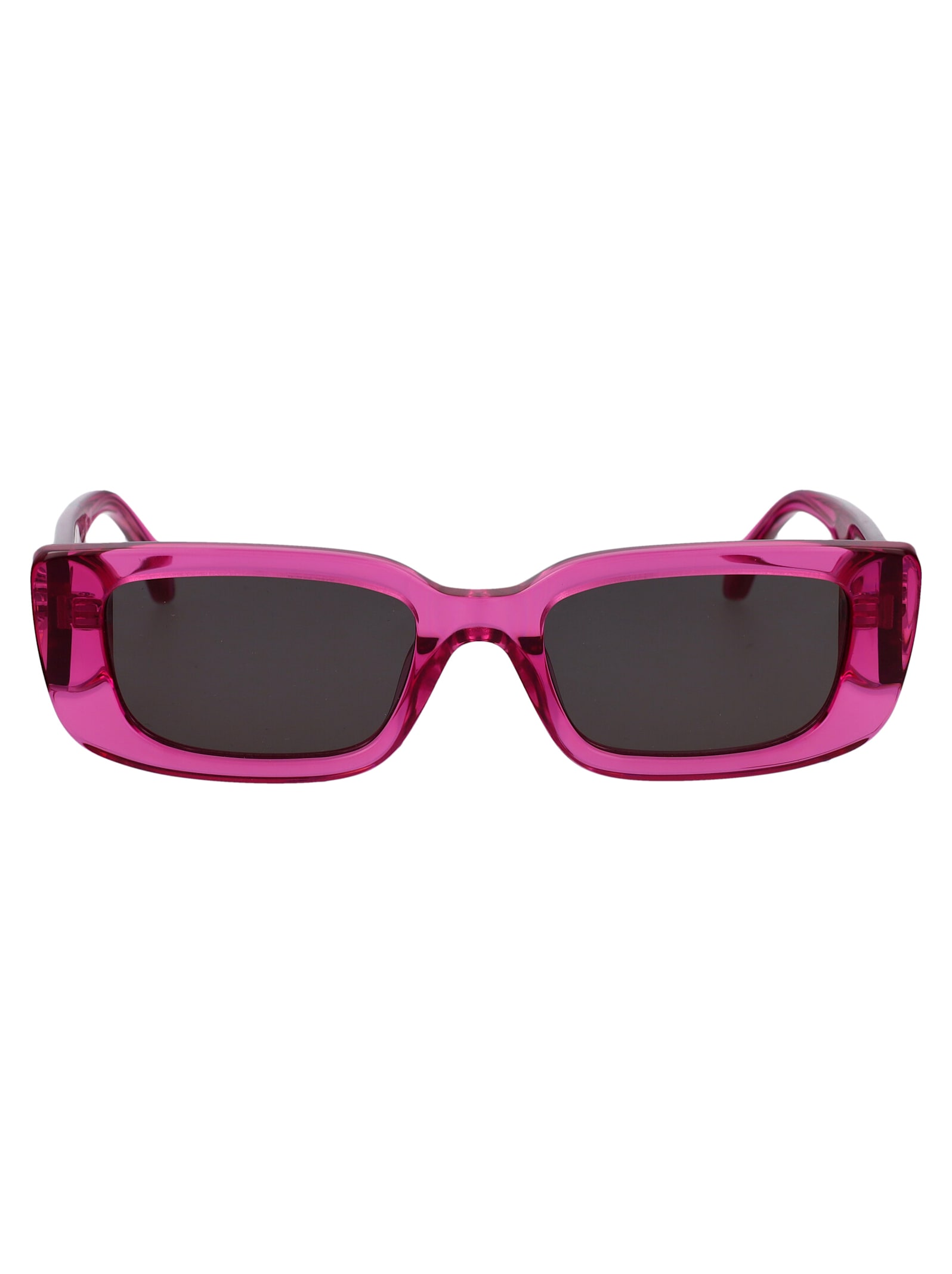 Shop Palm Angels Yosemite Sunglasses In 3007 Pink