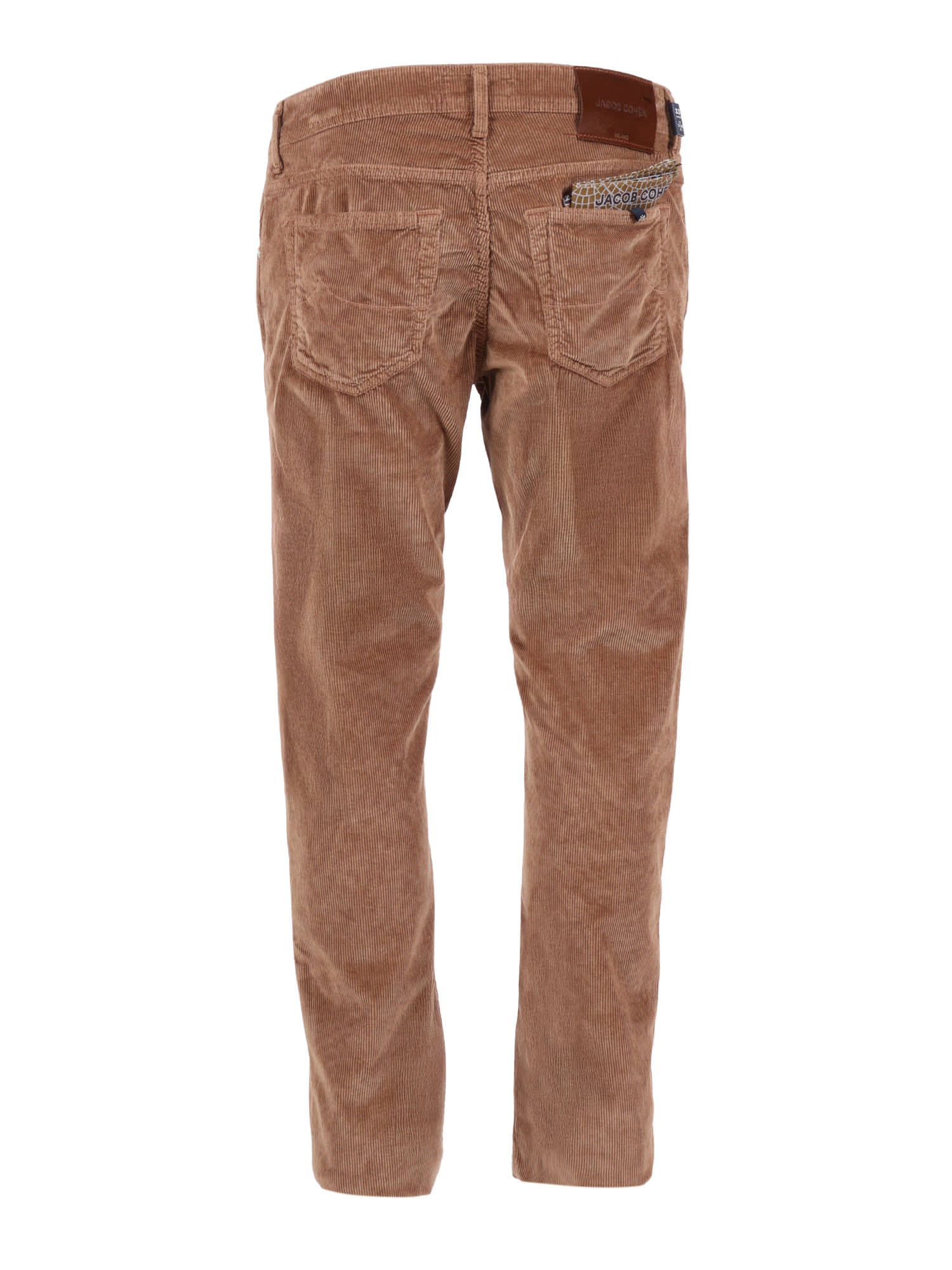 Jacob Cohen 5 Pockets Slim Fit Pants In Brown