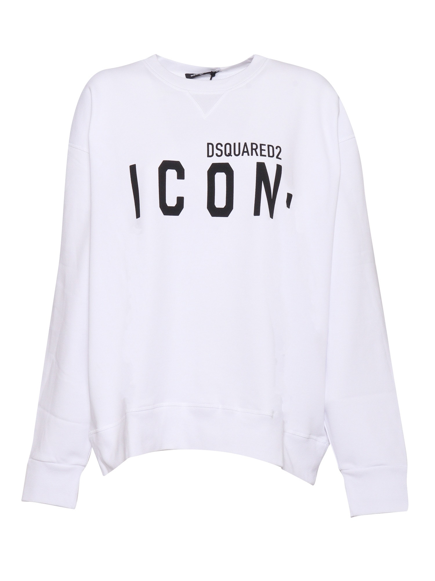 Dsquared2 D2s865u Slouch Fit Icon Sweatshirt In White