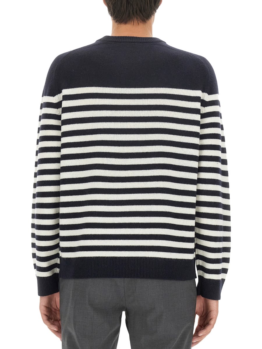 Shop Theory Striped Shirt In Multicolour