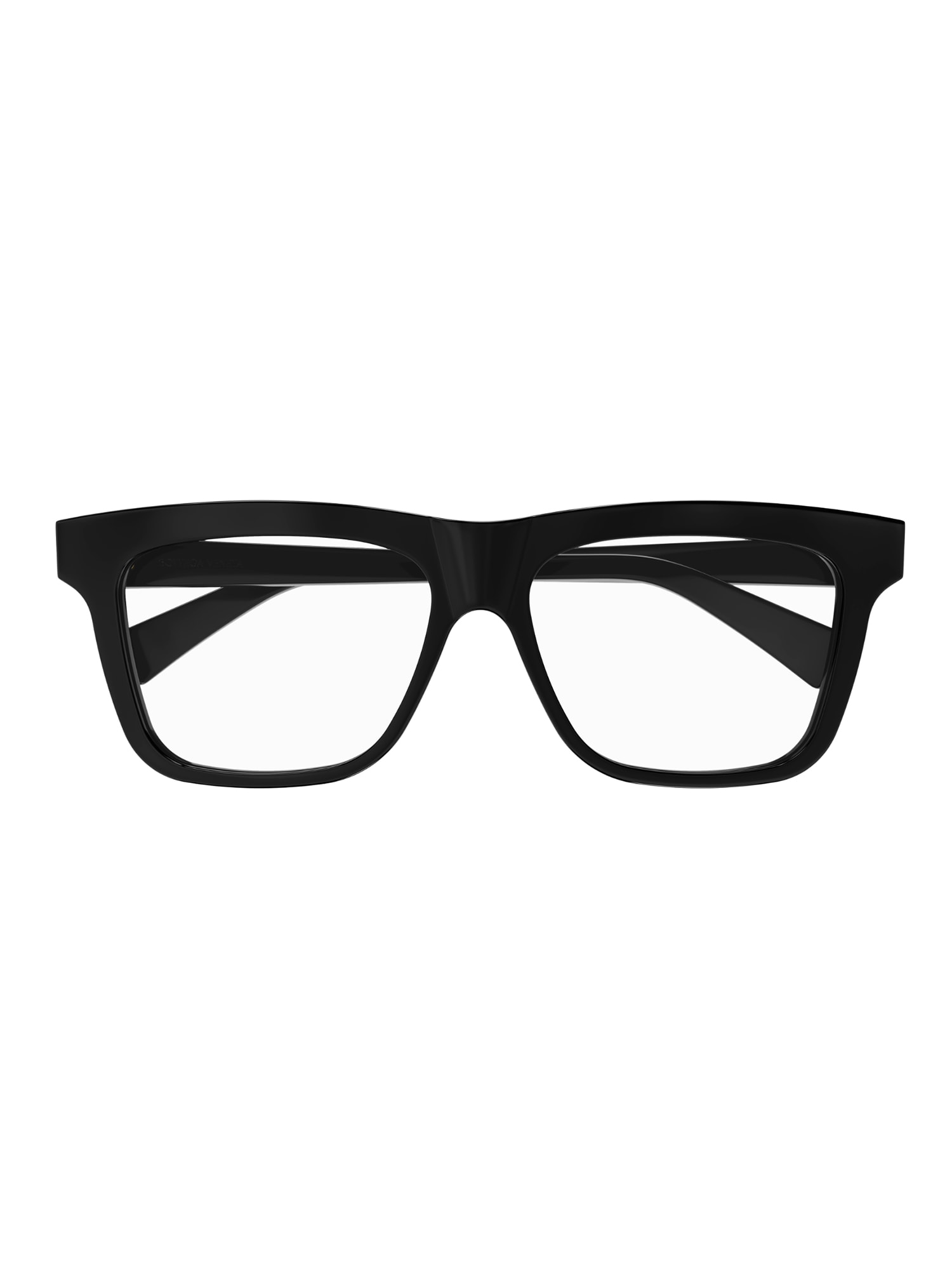 Shop Bottega Veneta 1faz4li0a Glasses In 001 Black Black Transpare