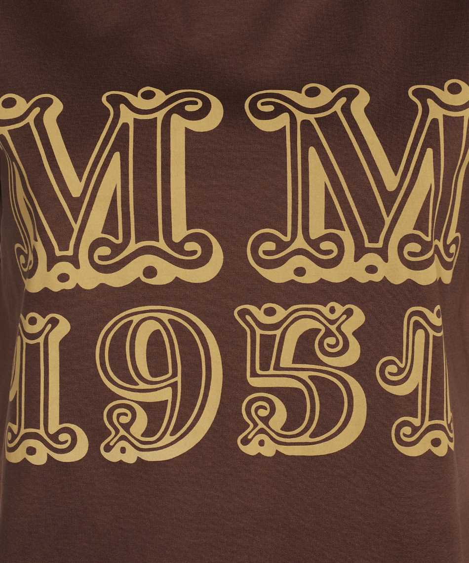 Max Mara Cotton T-shirt In Brown
