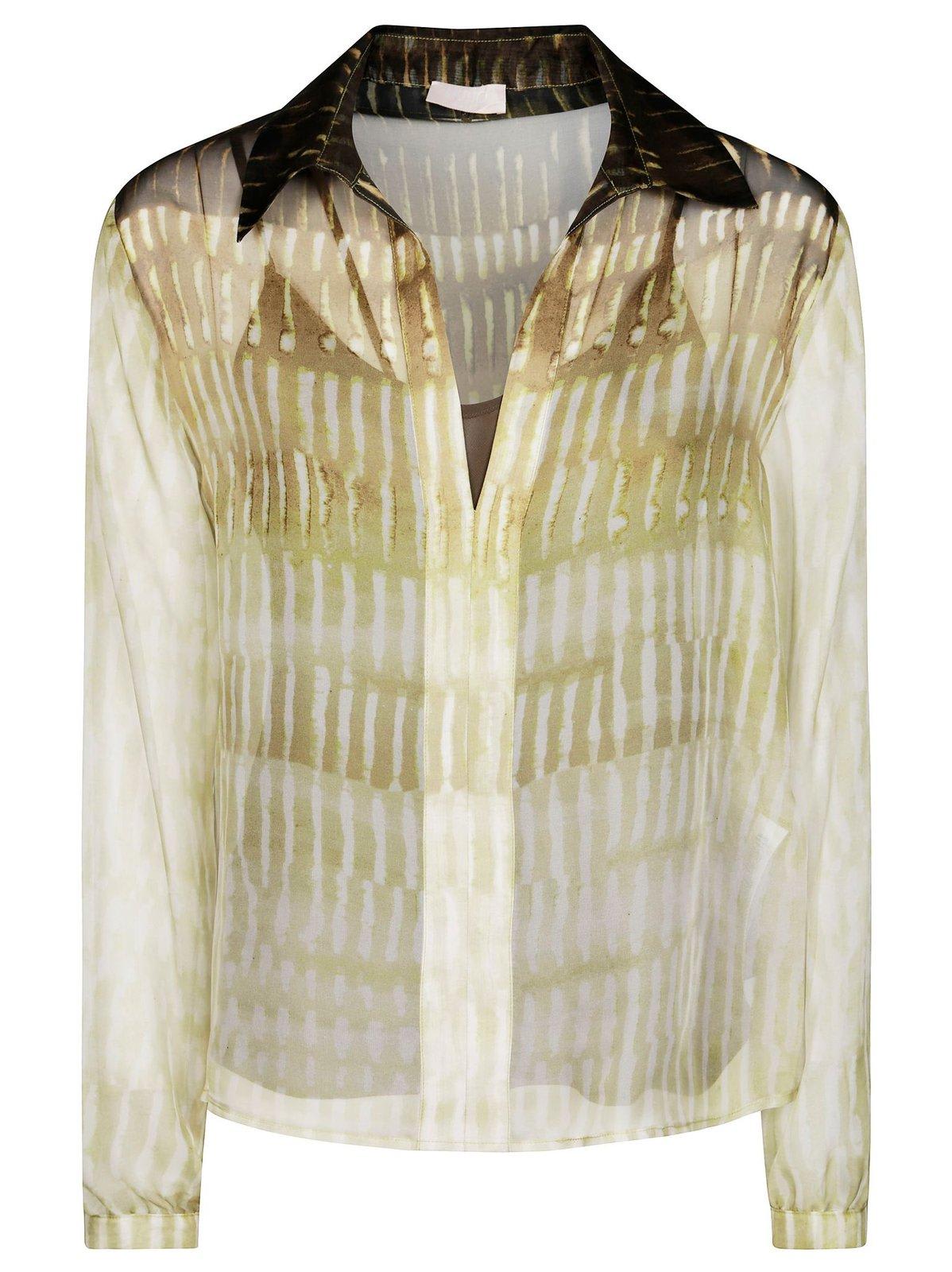 Liu-Jo Printed Chiffon Blouse