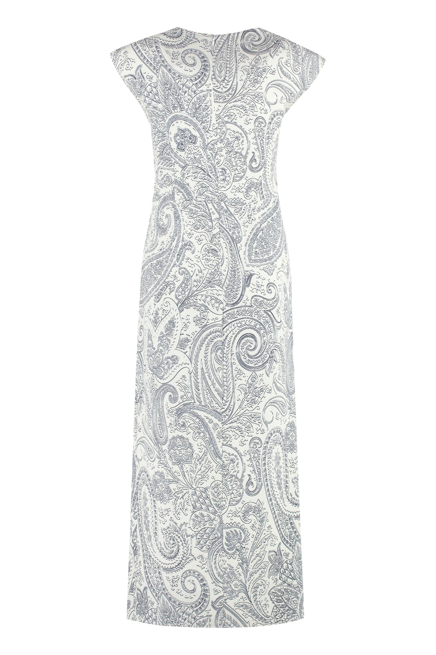 Shop Etro Stretch Viscose Dress In White