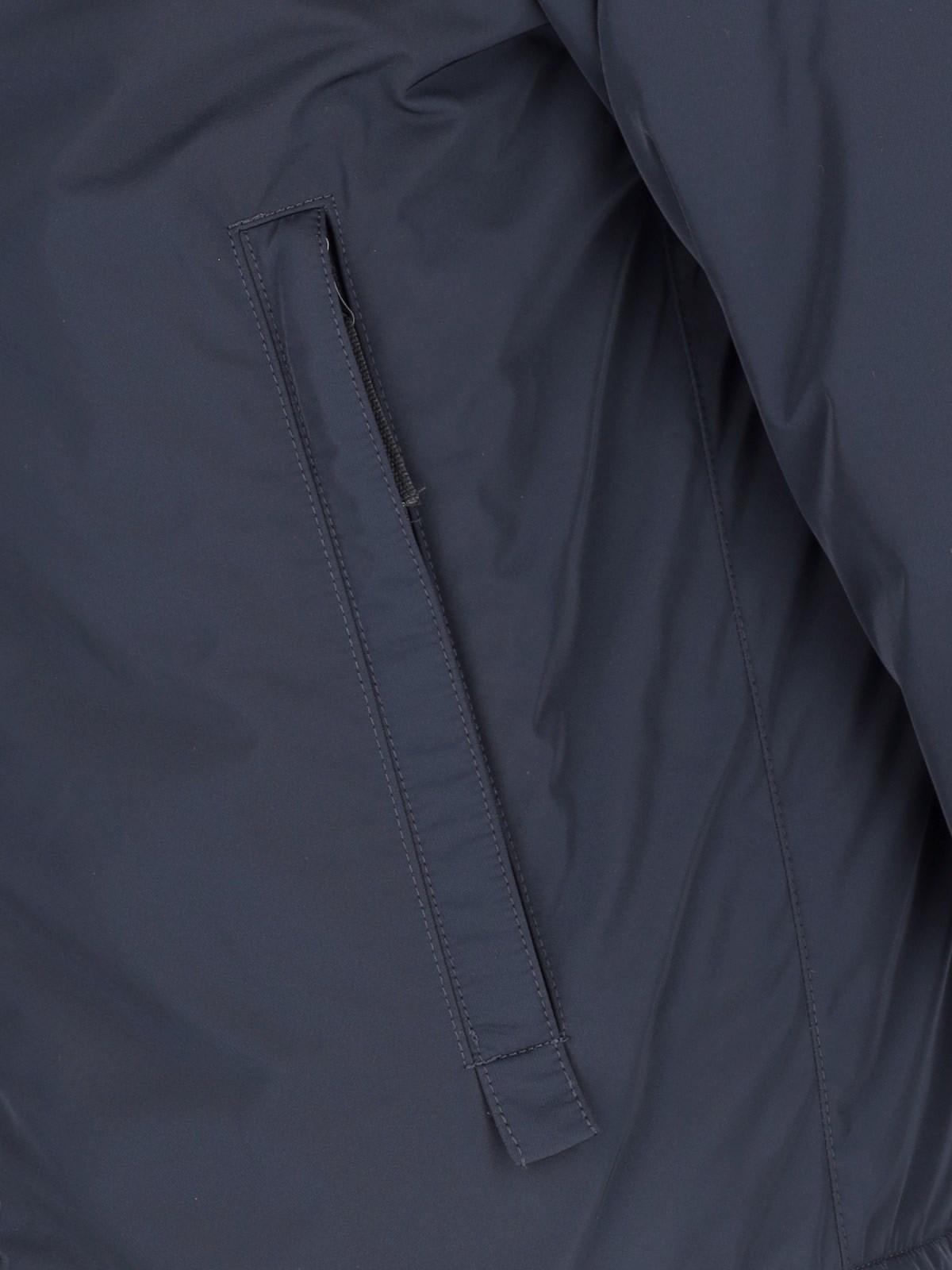 Shop Stone Island Technical Hooded Jacket In Blue