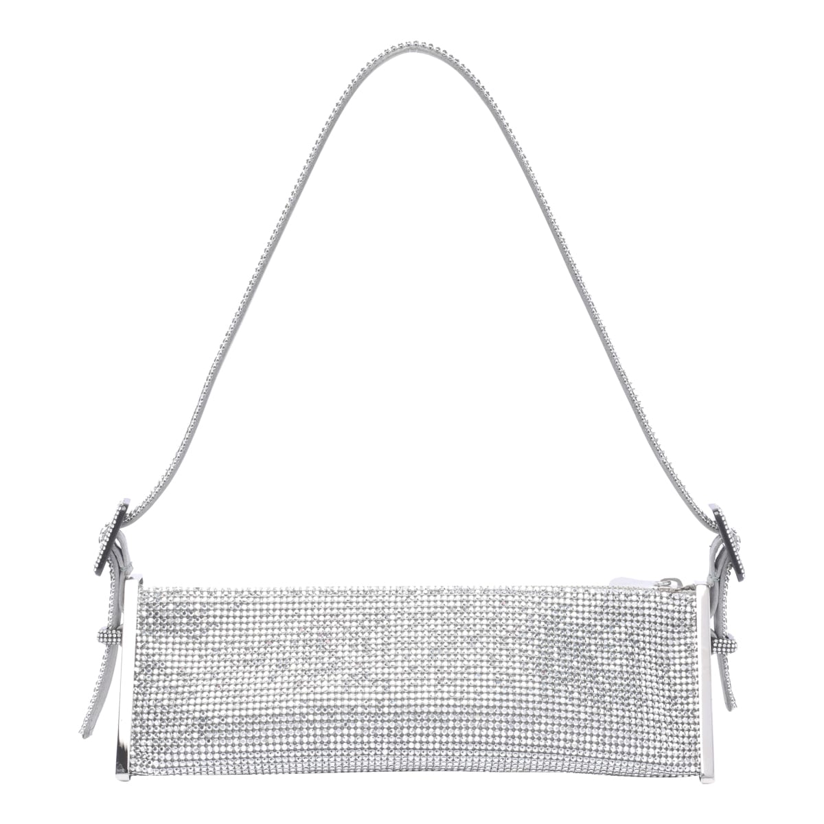 Shop Benedetta Bruzziches Joy Shoulder Bag In Silver