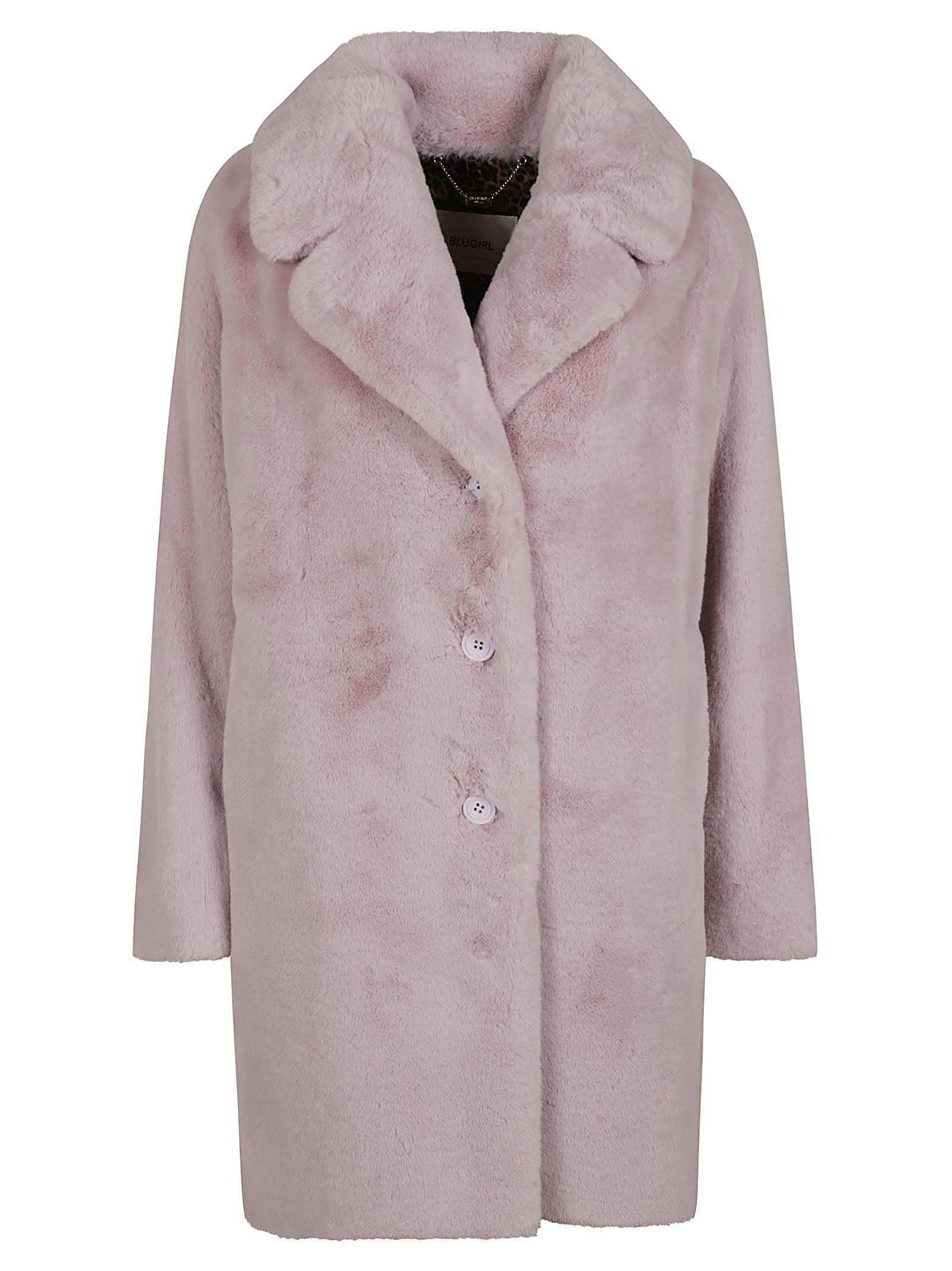 Blugirl Fur Applique Coat
