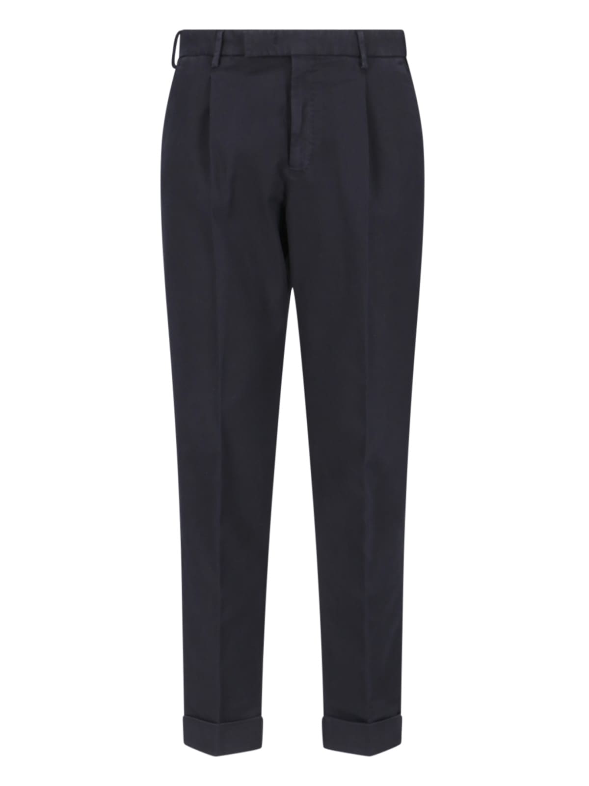 Shop Pt Torino Tailored Trousers In Blue