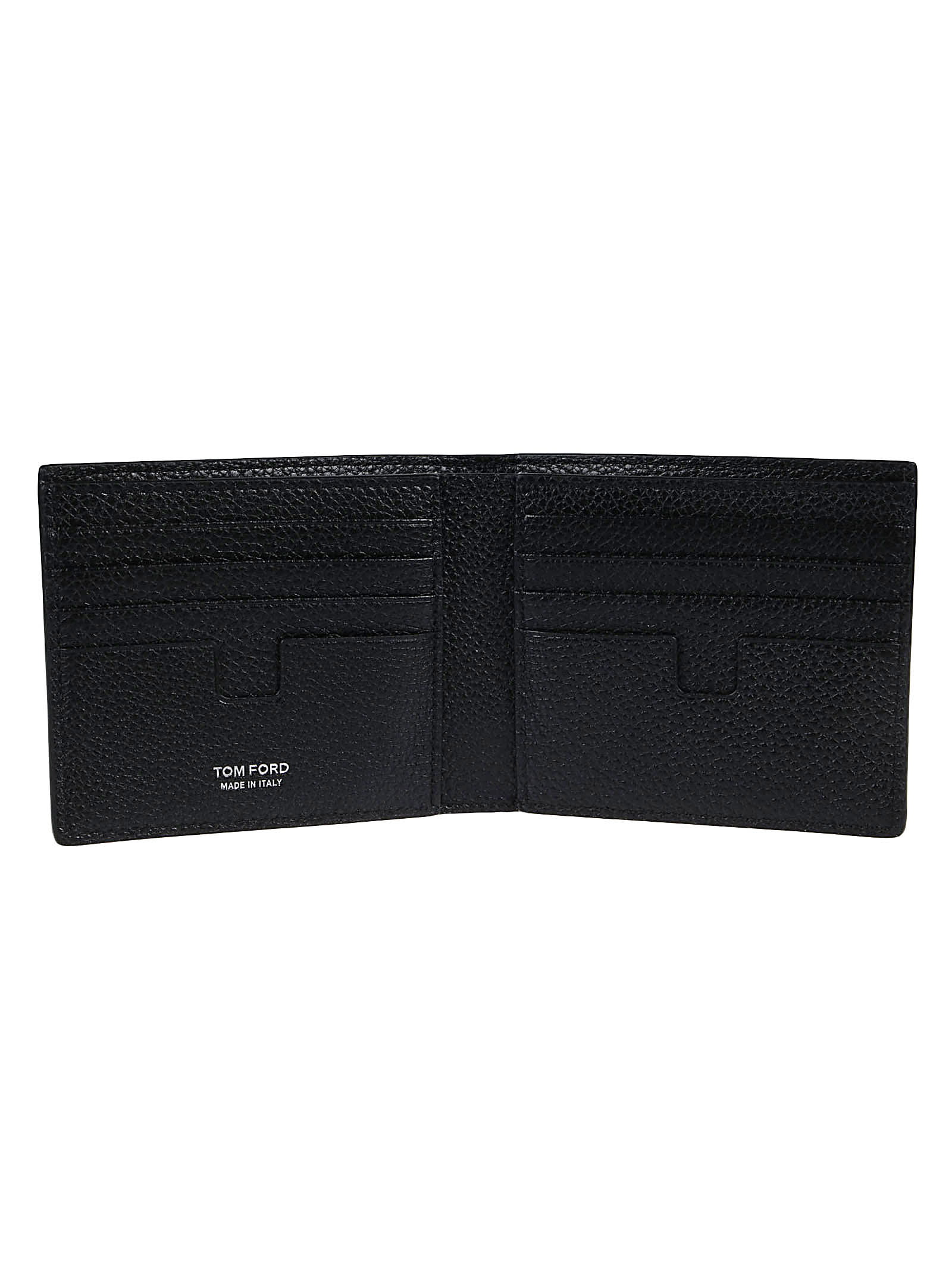 Shop Tom Ford Classic Bifold Wallet In Black