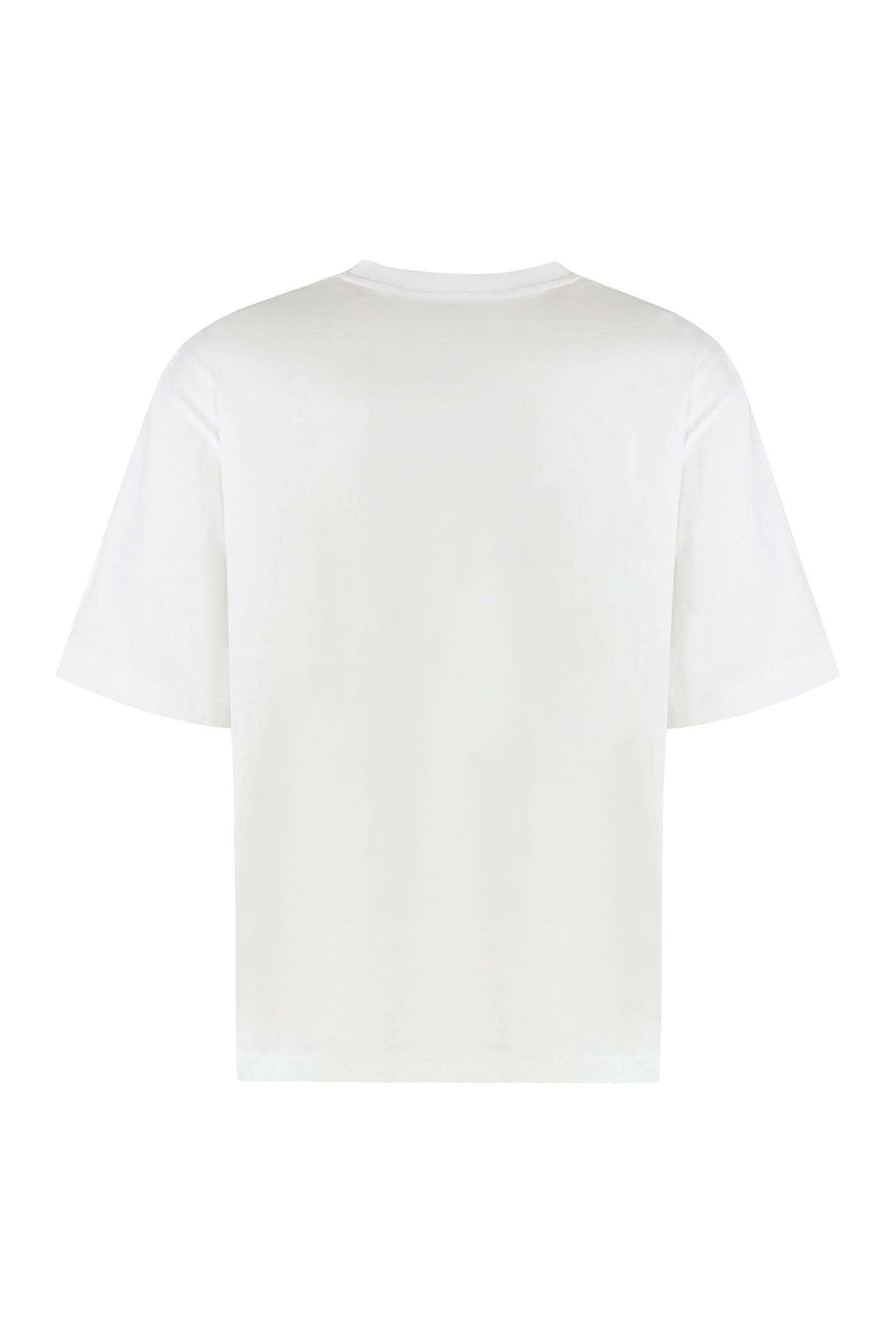 Off-white Bookish Flower Skate T-shirt In White