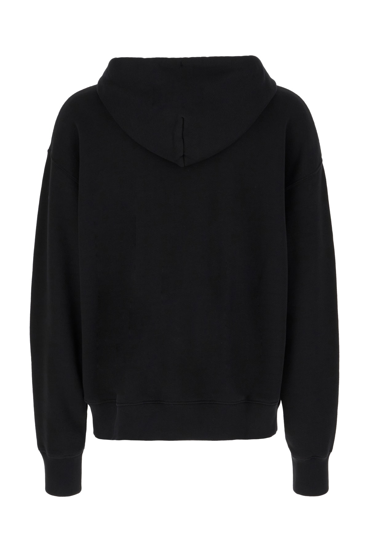 Shop Off-white Black Cotton Oversize Sweatshirt In Black White