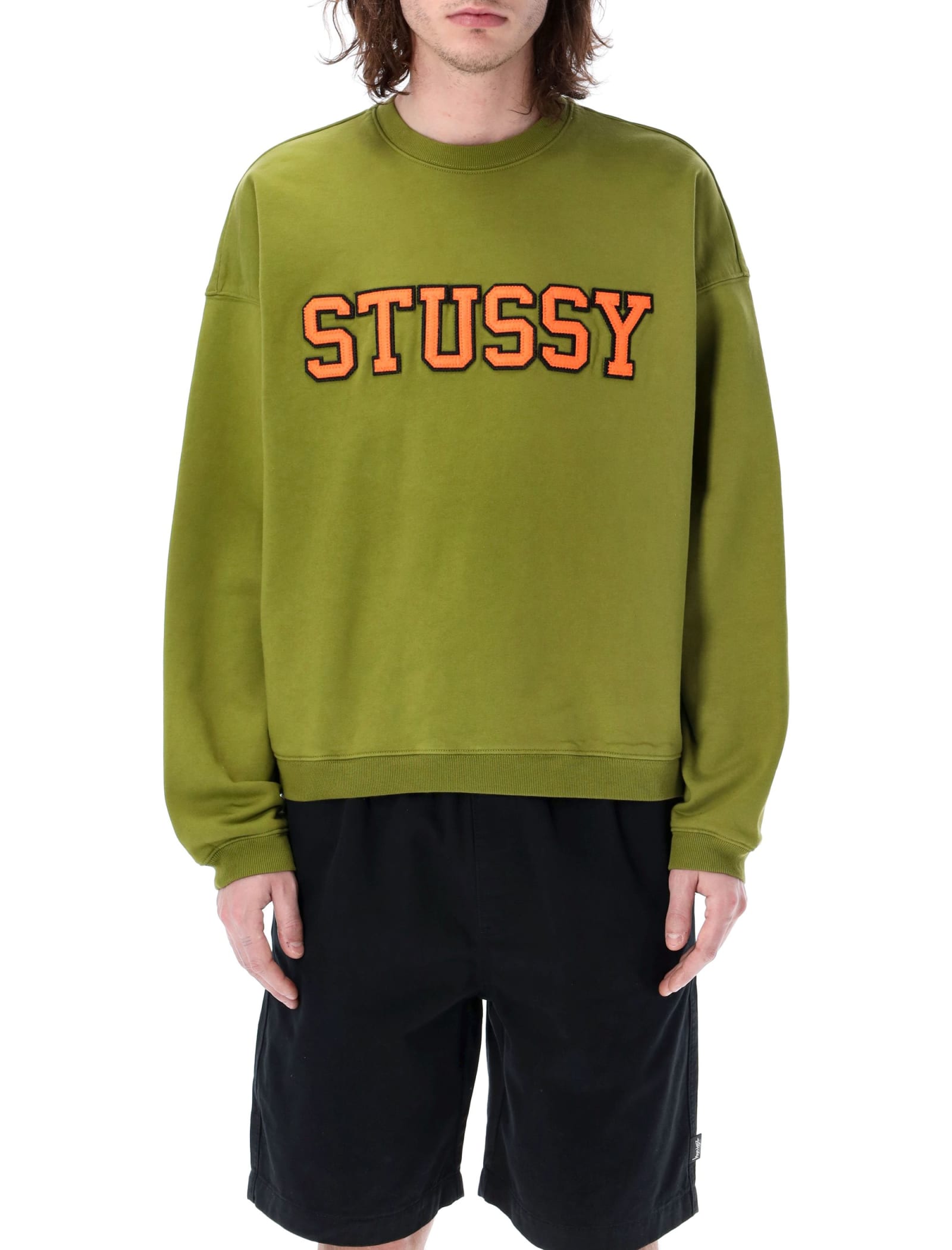 STUSSY RELAXED LOGO CREWNECK