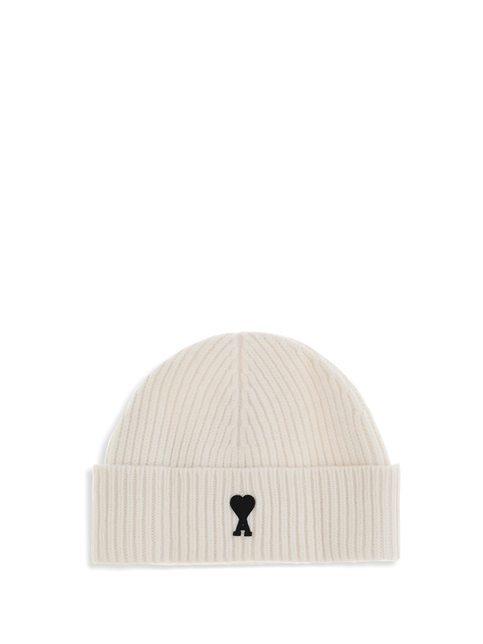 Ami Alexandre Mattiussi Ami Paris Men Ami De Coeur Beanie Hat