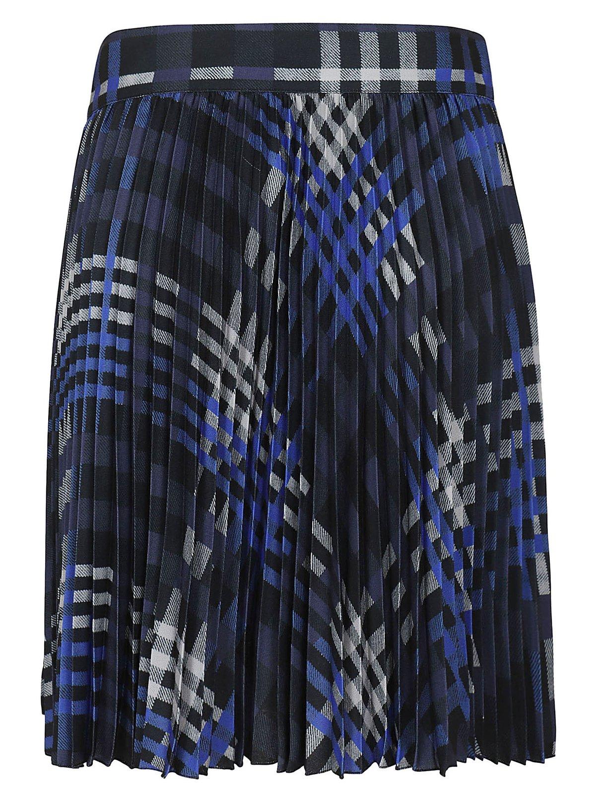 Shop Msgm High Waist Pleated Skirt