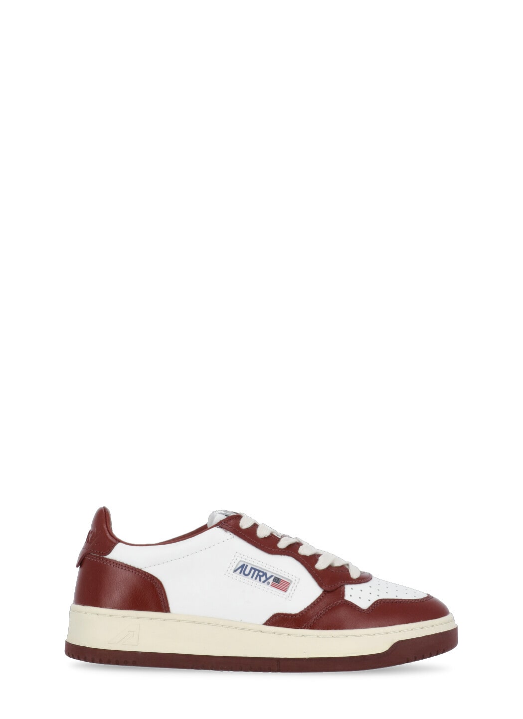 Shop Autry Medalist Low Sneakers In Bordeaux