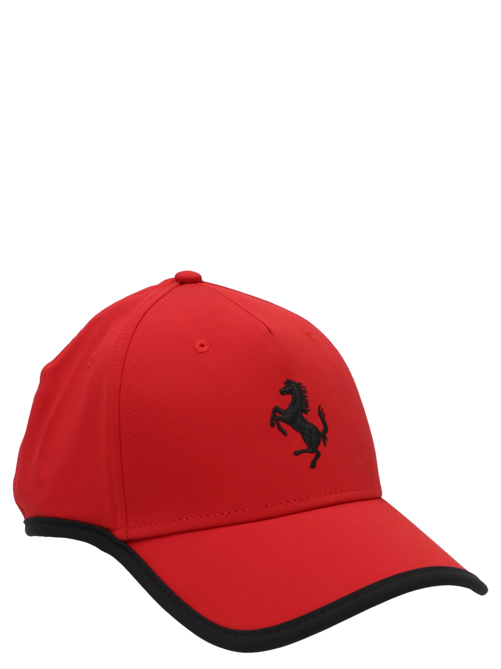 Shop Ferrari Cavallino Cap In Red