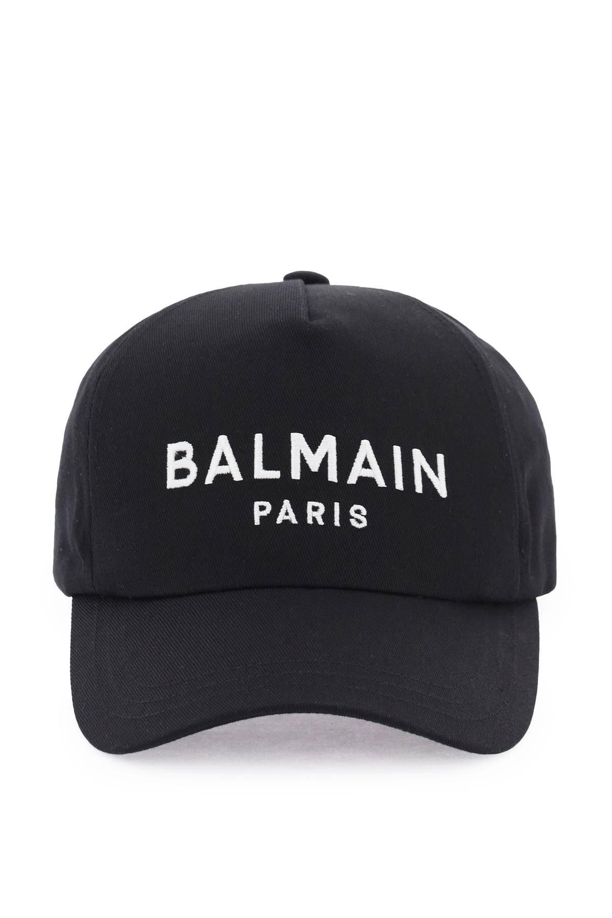 BALMAIN LOGO EMBROIDERY BASEBALL CAP