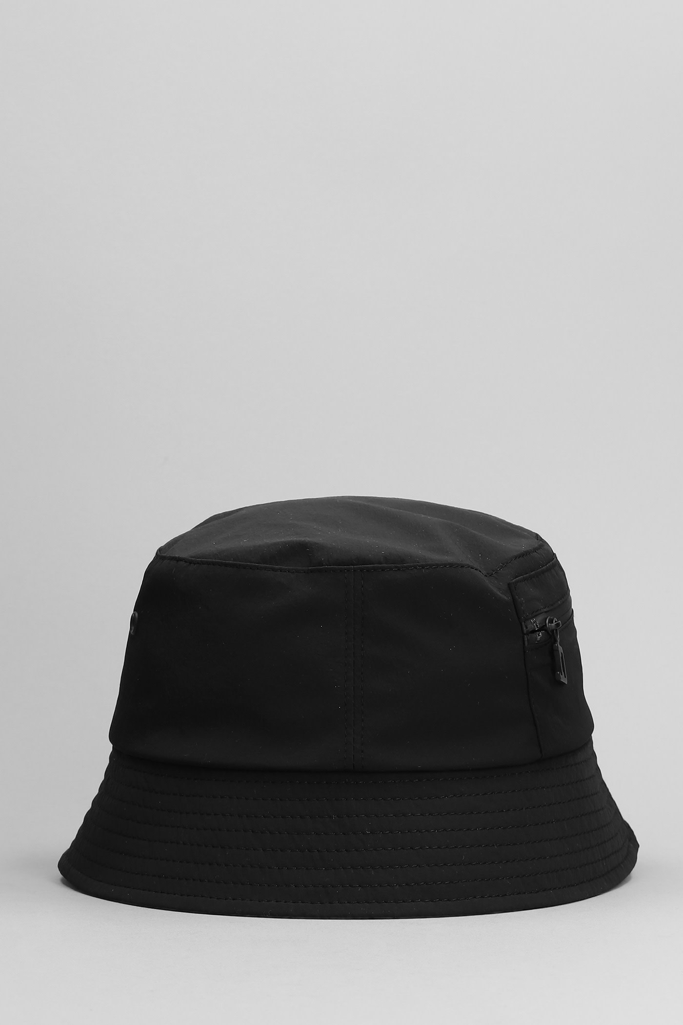 Shop Christian Louboutin Bobiviz Hats In Black Nylon