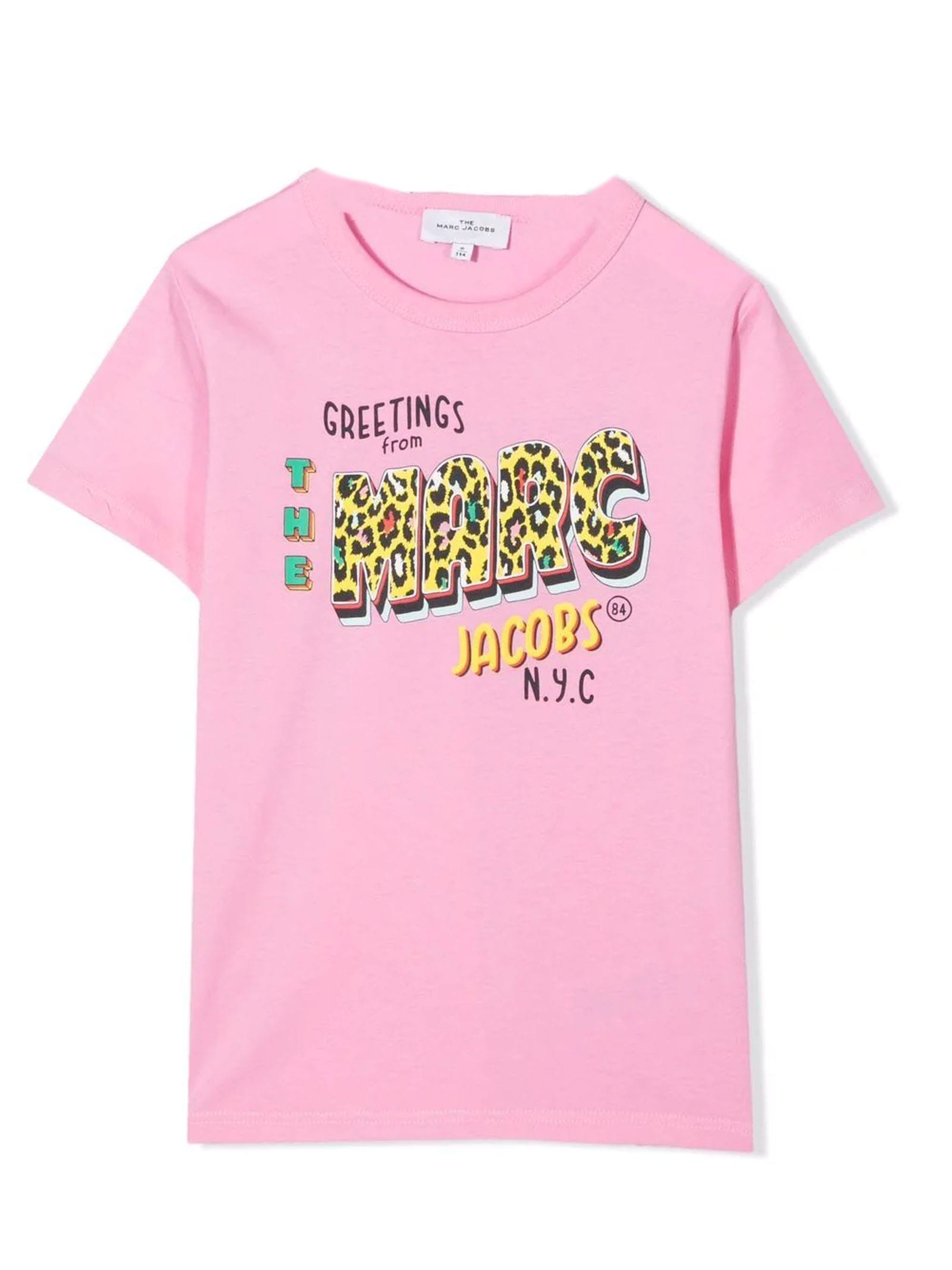 Marc Jacobs Pink Cotton Tshirt