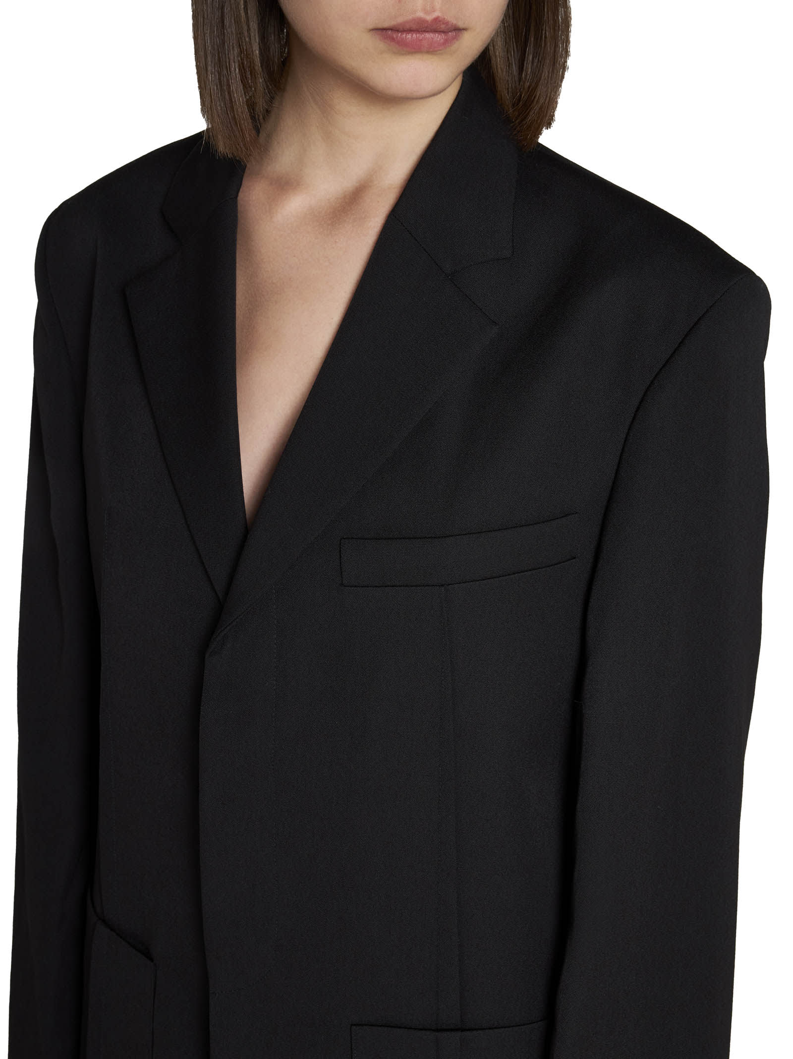 Jacquemus La Veste Dhomme Virgin Wool Blazer In Black