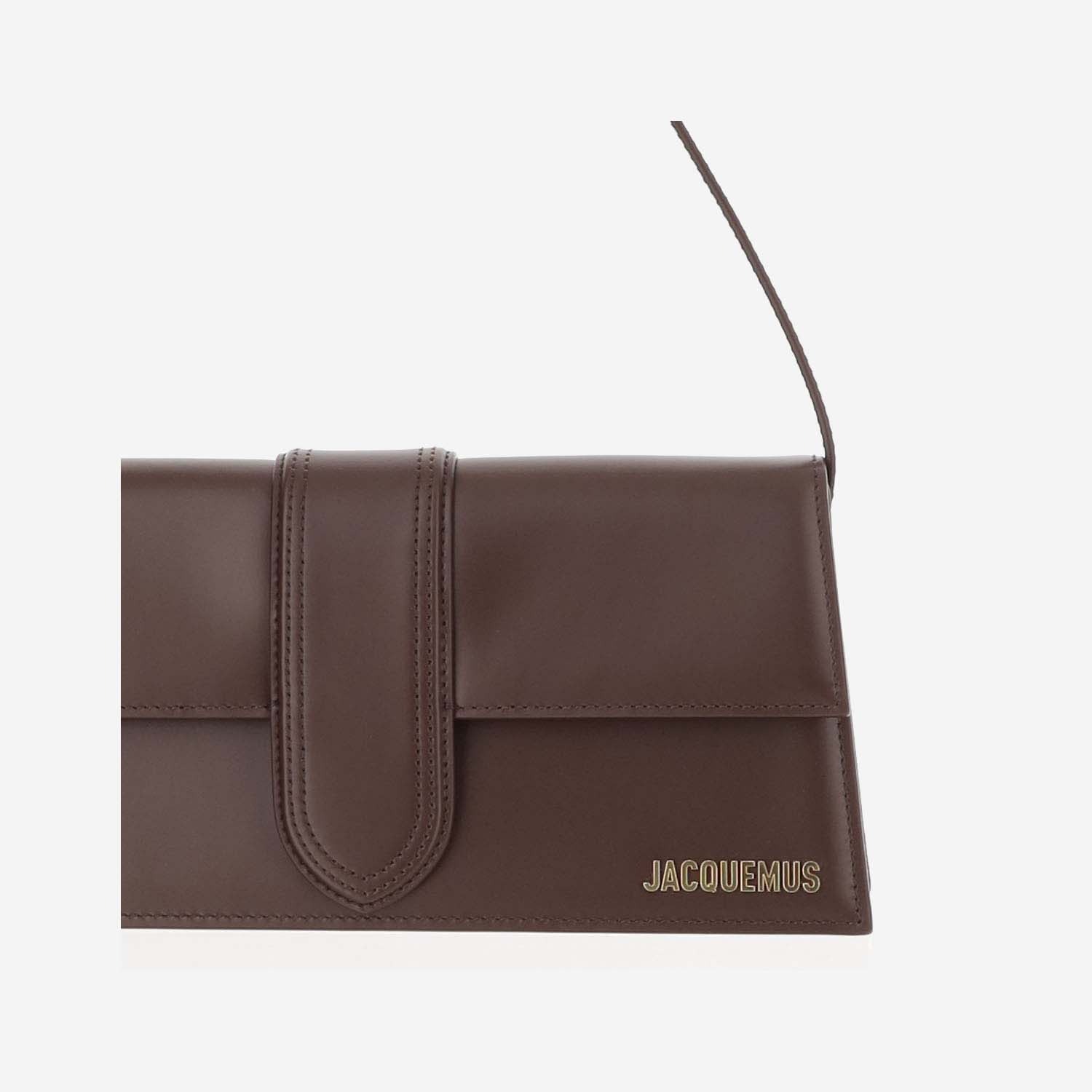 Shop Jacquemus Le Long Baby Bag In Brown