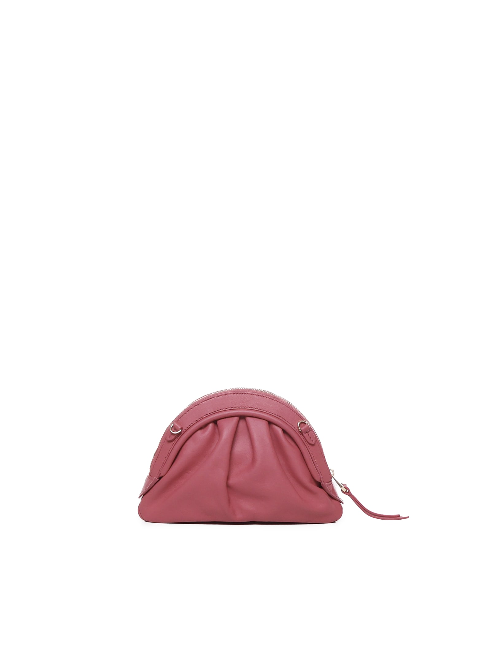 Shop Coccinelle Cheek Clutch In Rosewood