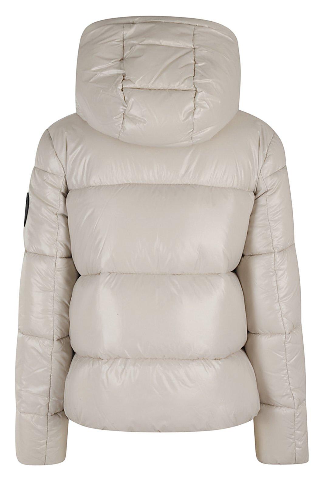 Save The Duck Biddy Padded Jacket In Rainy Beige