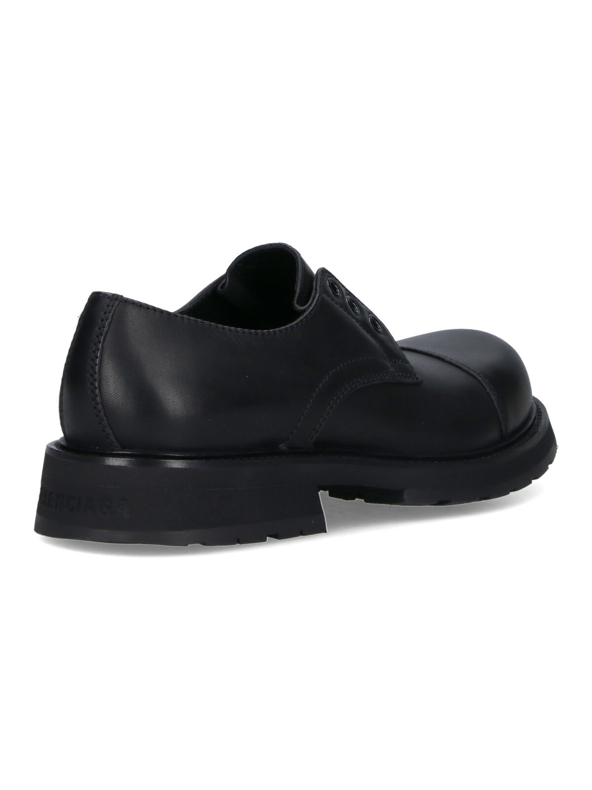 Balenciaga Lace-up Shoes With Round Toe And Block Heel In Multi
